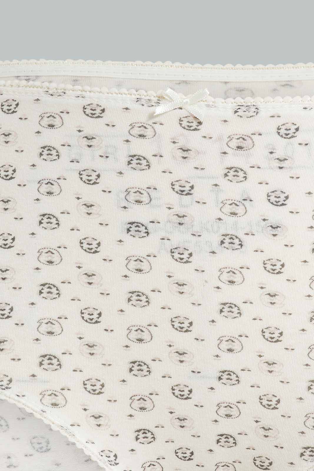Redtag-Assorted-Print/Plain-Mama-Briefs-(5-Pack)-365,-Category:Briefs,-Colour:Assorted,-Deals:New-In,-Filter:Women's-Clothing,-New-In-Women-APL,-Non-Sale,-Section:Women,-Women-Briefs--