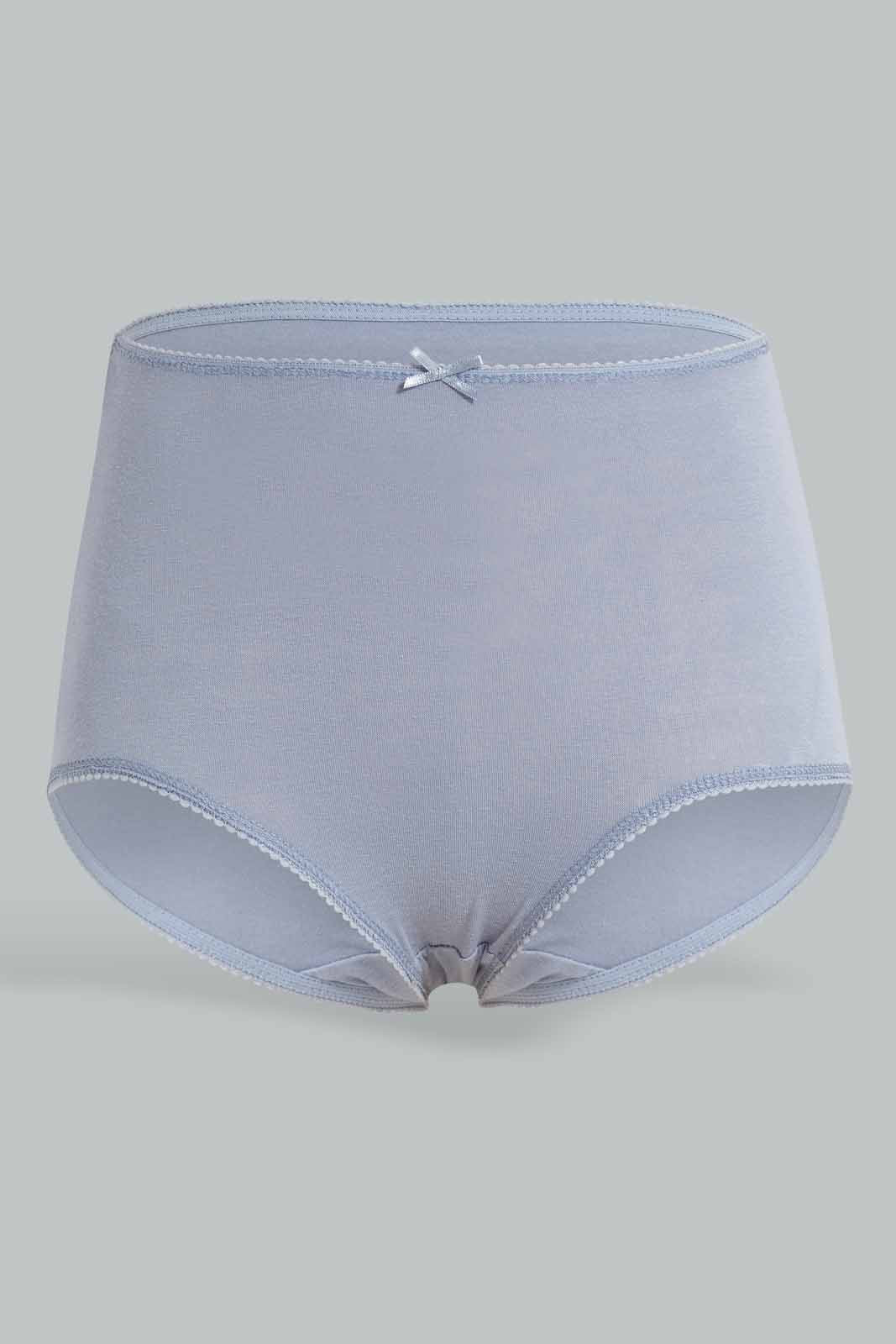 Redtag-Assorted-Print/Plain-Mama-Briefs-(5-Pack)-365,-Category:Briefs,-Colour:Assorted,-Deals:New-In,-Filter:Women's-Clothing,-New-In-Women-APL,-Non-Sale,-Section:Women,-Women-Briefs--