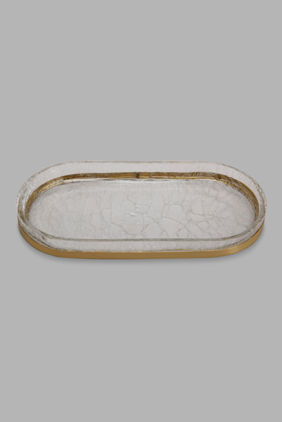 Redtag-Gold-Crackle-Glass-Amenity-Tray-Category:Toiletry-Sets,-Colour:Gold,-Deals:New-In,-Filter:Home-Bathroom,-HMW-BAC-Bath-Accessories,-New-In-HMW-BAC,-Non-Sale,-Section:Homewares,-W22B-Home-Bathroom-