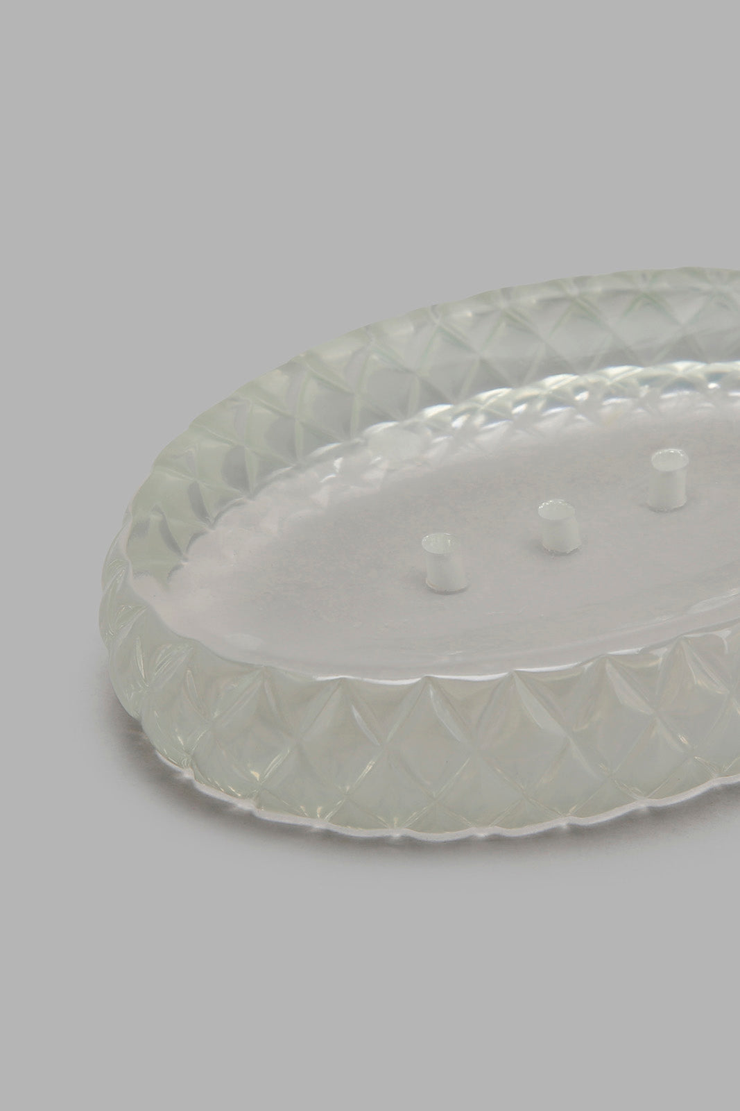 Redtag-Clear-Soap-Dish-Category:Toiletry-Sets,-Colour:White,-Deals:New-In,-Filter:Home-Bathroom,-HMW-BAC-Bath-Accessories,-New-In-HMW-BAC,-Non-Sale,-Section:Homewares,-W22B-Home-Bathroom-