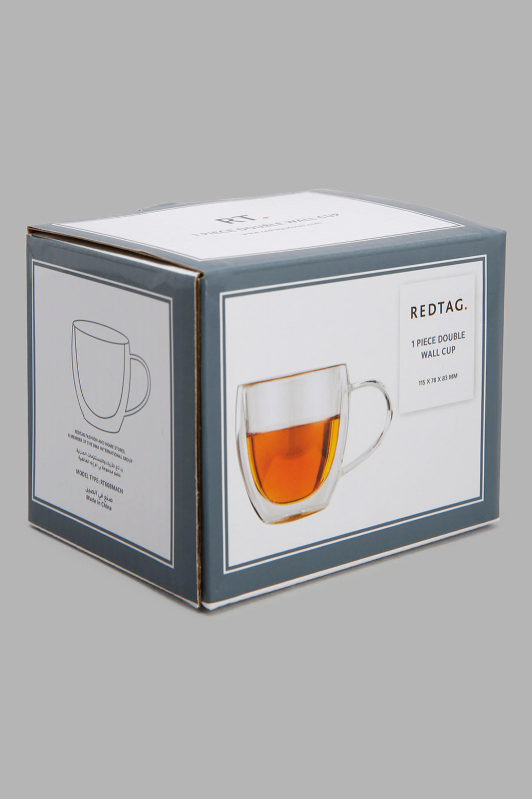 Redtag-Clear-Double-Wall-Mug-Category:Cups-&-Mugs,-Colour:White,-Deals:New-In,-Filter:Home-Dining,-HMW-DIN-Crockery,-New-In-HMW-DIN,-Non-Sale,-Section:Homewares,-W22A-Home-Dining-