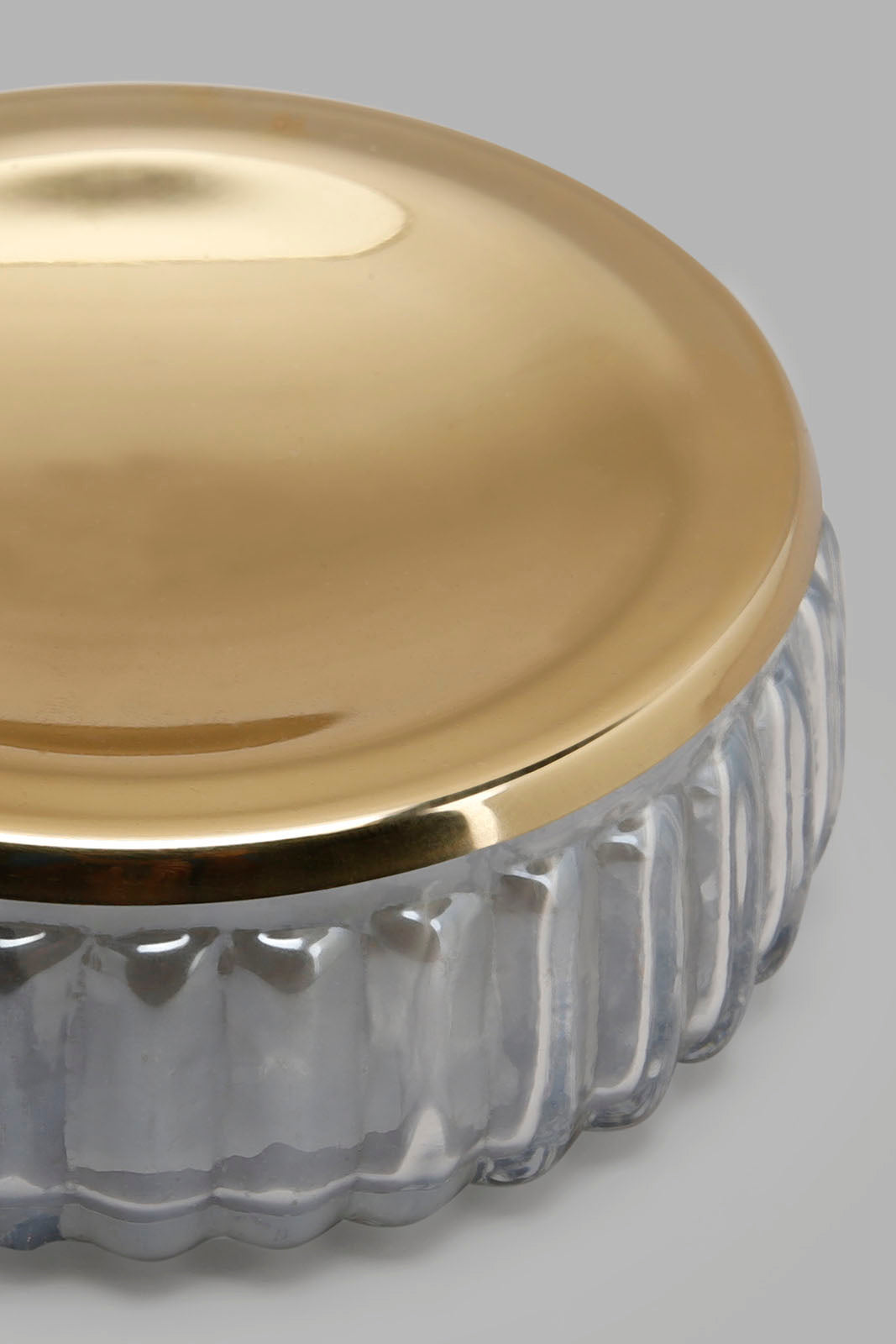 Redtag-Gold-Stripe-Glass-Soap-Dish-Category:Toiletry-Sets,-Colour:Gold,-Deals:New-In,-Filter:Home-Bathroom,-HMW-BAC-Bath-Accessories,-New-In-HMW-BAC,-Non-Sale,-Section:Homewares,-W22A-Home-Bathroom-