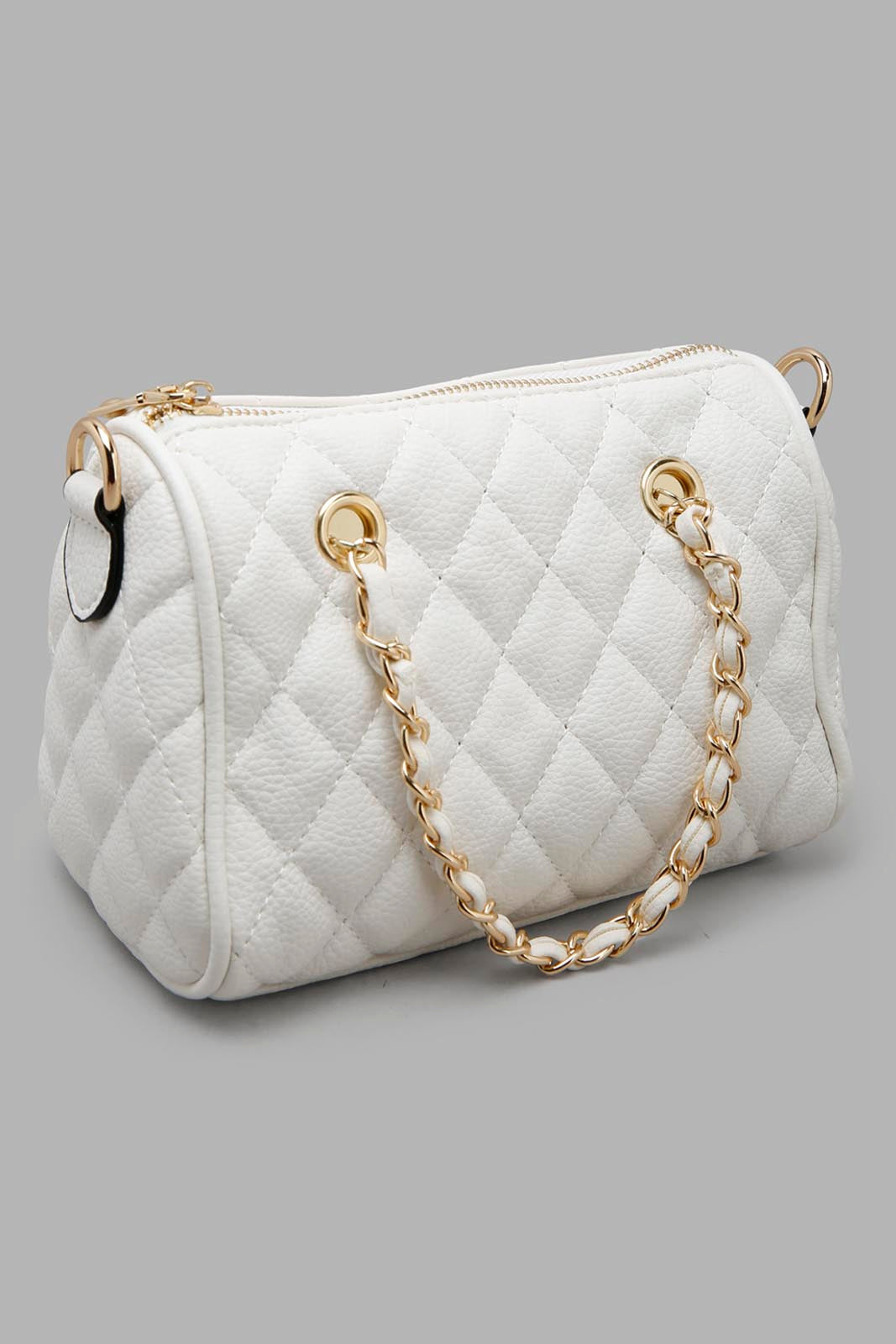 Redtag-White-Miniature-Bolin-Day-Bag-Category:Bags,-Colour:White,-Filter:Girls-Accessories,-GIR-Bags,-New-In,-New-In-GIR-ACC,-Non-Sale,-Section:Girls-(0-to-14Yrs),-W22O-Girls-
