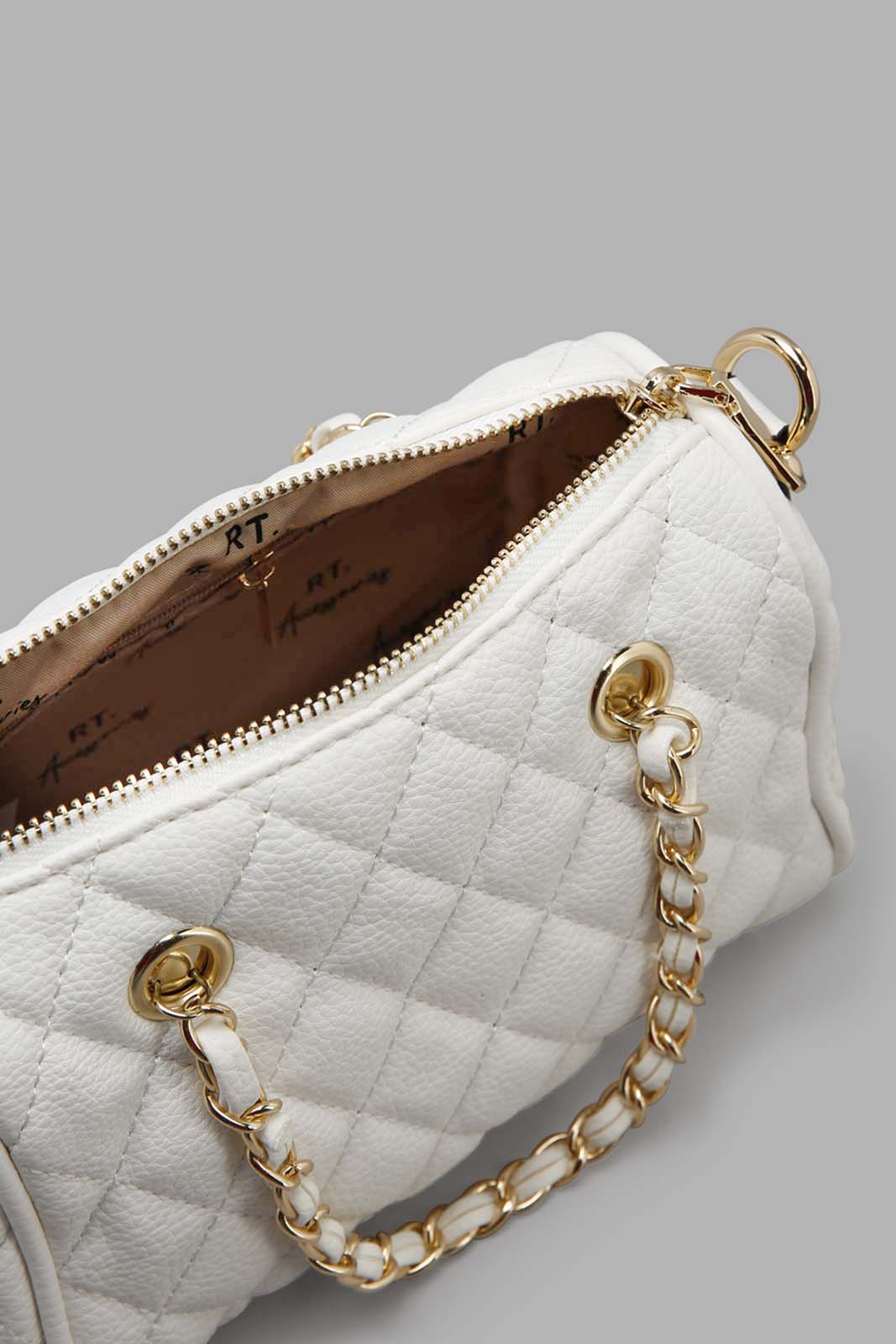 Redtag-White-Miniature-Bolin-Day-Bag-Category:Bags,-Colour:White,-Filter:Girls-Accessories,-GIR-Bags,-New-In,-New-In-GIR-ACC,-Non-Sale,-Section:Girls-(0-to-14Yrs),-W22O-Girls-