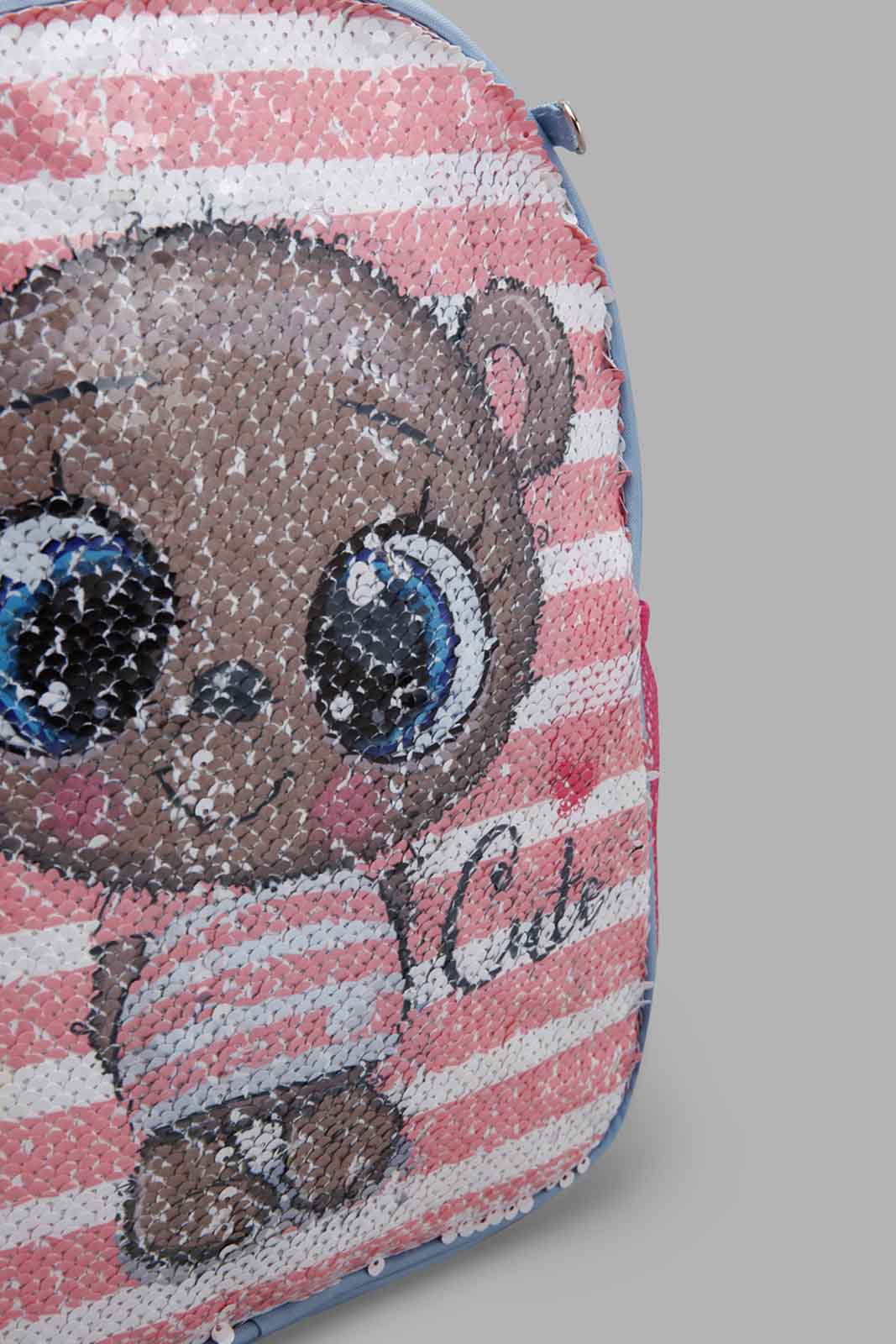 Redtag-Multicolour-Character-Embellished-Sequins-Backpack-Category:Bags,-CHR,-Colour:Assorted,-Filter:Girls-Accessories,-GIR-Bags,-New-In,-New-In-GIR-ACC,-Non-Sale,-Section:Girls-(0-to-14Yrs),-W22O-Girls-