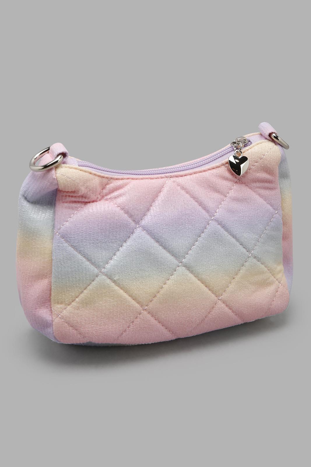 Redtag-Multicolour-Quilting-Utility-Girls-Bag-Category:Bags,-Colour:Assorted,-Filter:Girls-Accessories,-GIR-Bags,-New-In,-New-In-GIR-ACC,-Non-Sale,-Section:Girls-(0-to-14Yrs),-W22O-Girls-