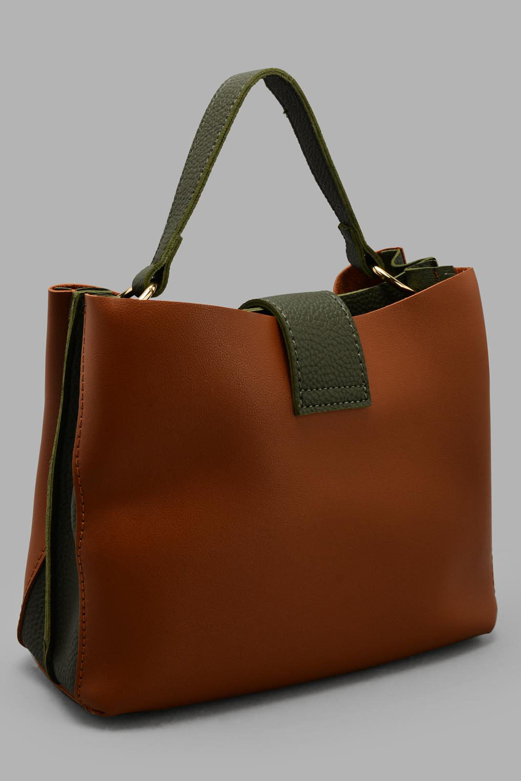 Redtag-Tan-Bucket-Embellished-Cross-Body-Bag-Category:Bags,-Colour:Tan,-Filter:Women's-Accessories,-New-In,-New-In-Women-ACC,-Non-Sale,-S22C,-Section:Women,-Women-Bags-Women-
