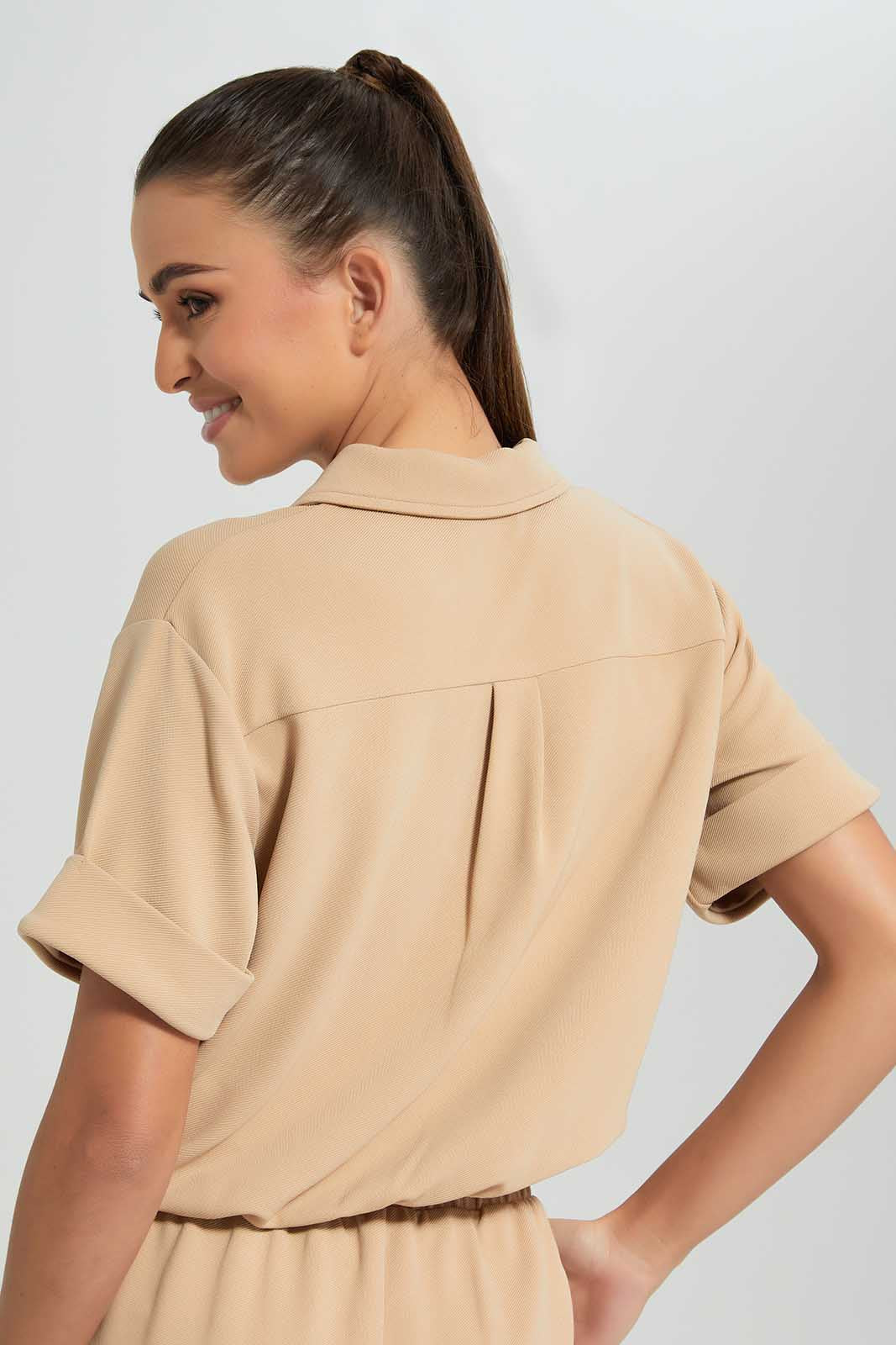 Redtag-Sand-Crop-Top-Category:Blouses,-Colour:Sand,-Deals:New-In,-Filter:Women's-Clothing,-LDC,-LDC-Blouses,-New-In-LDC,-Non-Sale,-Section:Women,-W22O-Women's-