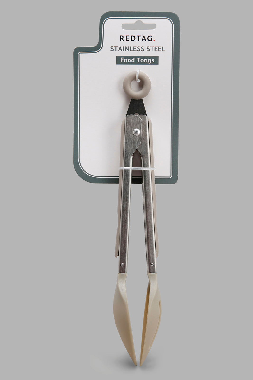Redtag-Beige-Food-Tong-Category:Kitchen-Accessories,-Colour:Beige,-Deals:New-In,-Filter:Home-Dining,-HMW-DIN-Kitchen-Accessories,-New-In-HMW-DIN,-Non-Sale,-Section:Homewares,-W22A-Home-Dining-