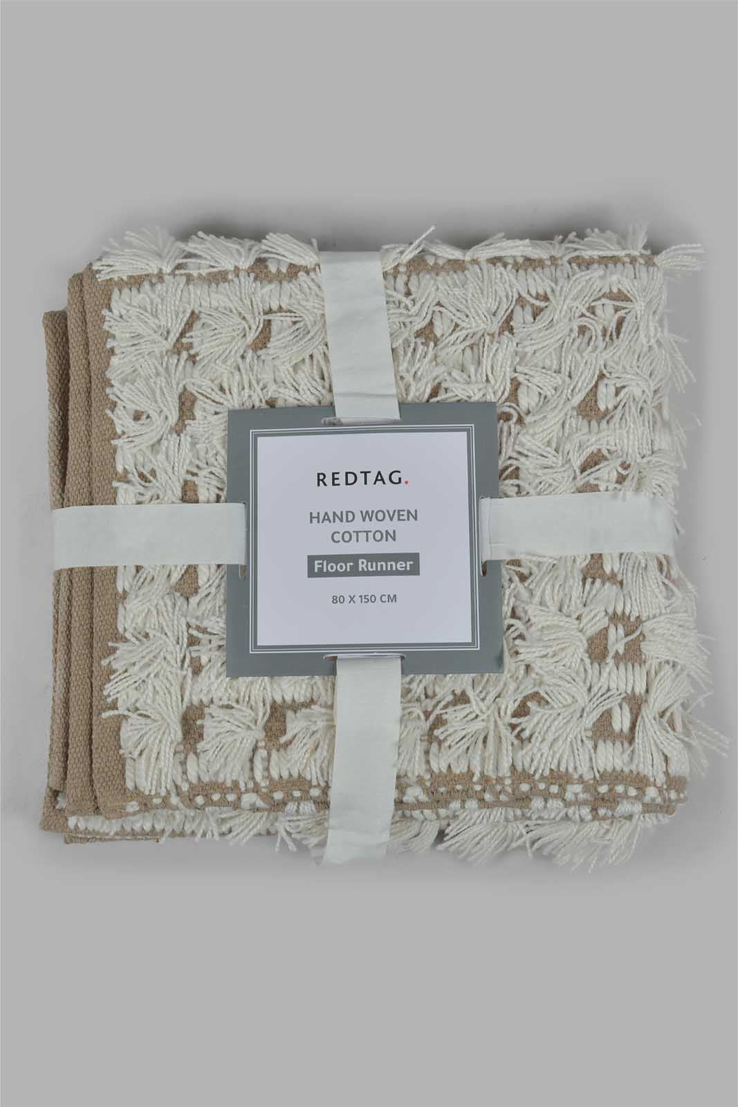 Redtag-Beige-Handwoven-Jute-Boho-Floorrunner-Category:Rugs,-Colour:Beige,-Deals:New-In,-Filter:Home-Decor,-Harmony,-HMW-HOM-Rugs-&-Door-Mats,-New-In-HMW-HOM,-Non-Sale,-S22C,-Section:Homewares-Home-Decor-