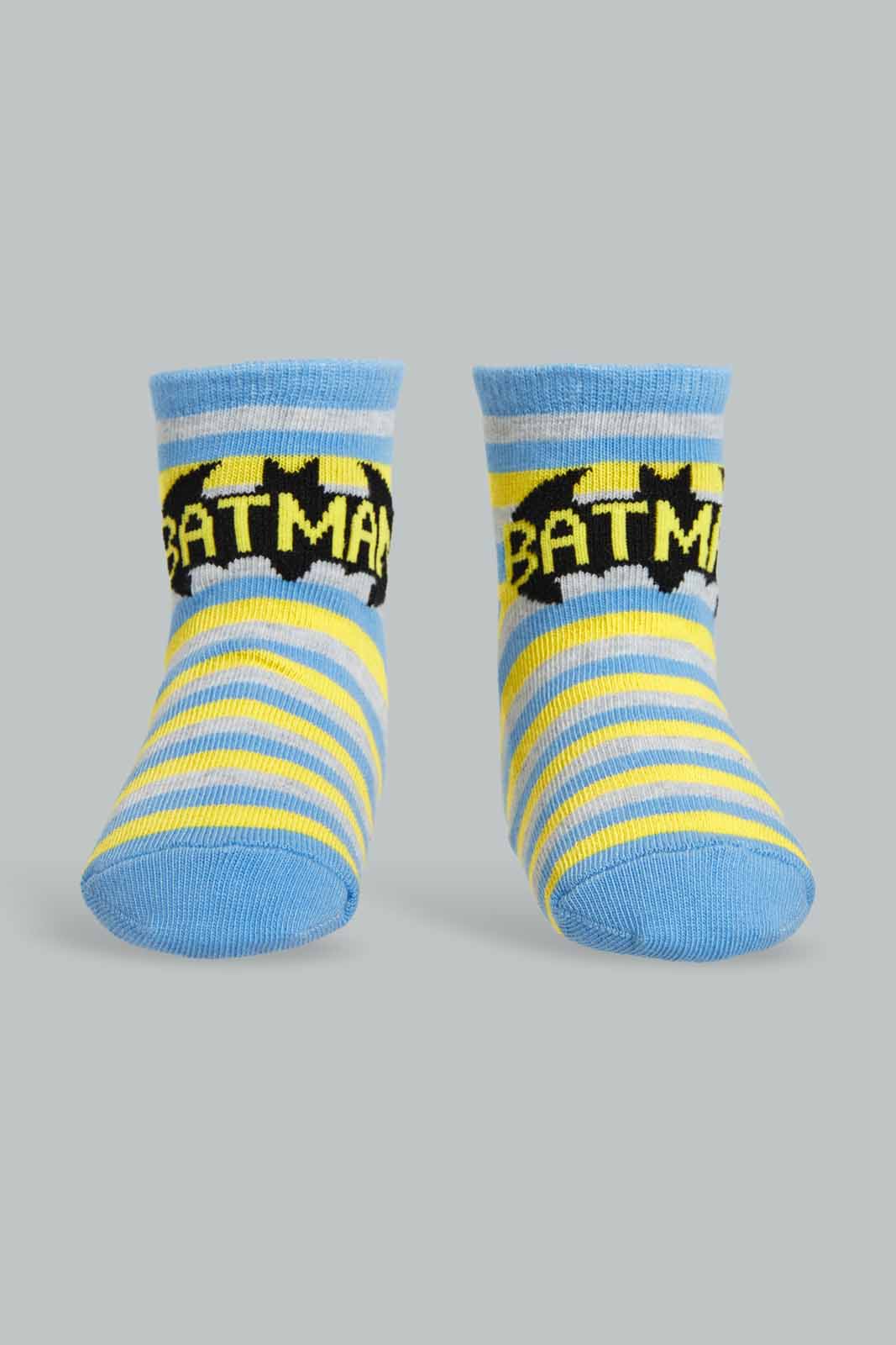 Redtag-Blue-3-Pack-Batman-socks-365,-BOY-Socks,-Category:Socks,-CHR,-Colour:Blue,-Deals:New-In,-Filter:Boys-(2-to-8-Yrs),-New-In-BOY-APL,-Non-Sale,-Section:Boys-(0-to-14Yrs)-Boys-2 to 8 Years