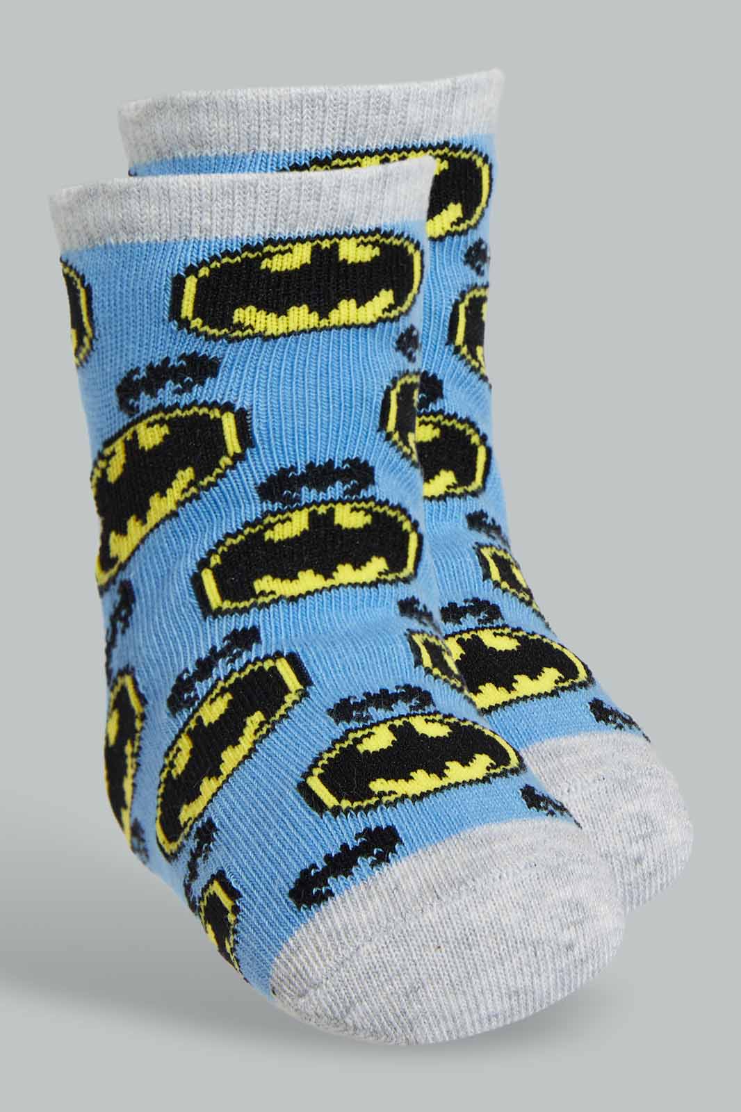 Redtag-Blue-3-Pack-Batman-socks-365,-BOY-Socks,-Category:Socks,-CHR,-Colour:Blue,-Deals:New-In,-Filter:Boys-(2-to-8-Yrs),-New-In-BOY-APL,-Non-Sale,-Section:Boys-(0-to-14Yrs)-Boys-2 to 8 Years