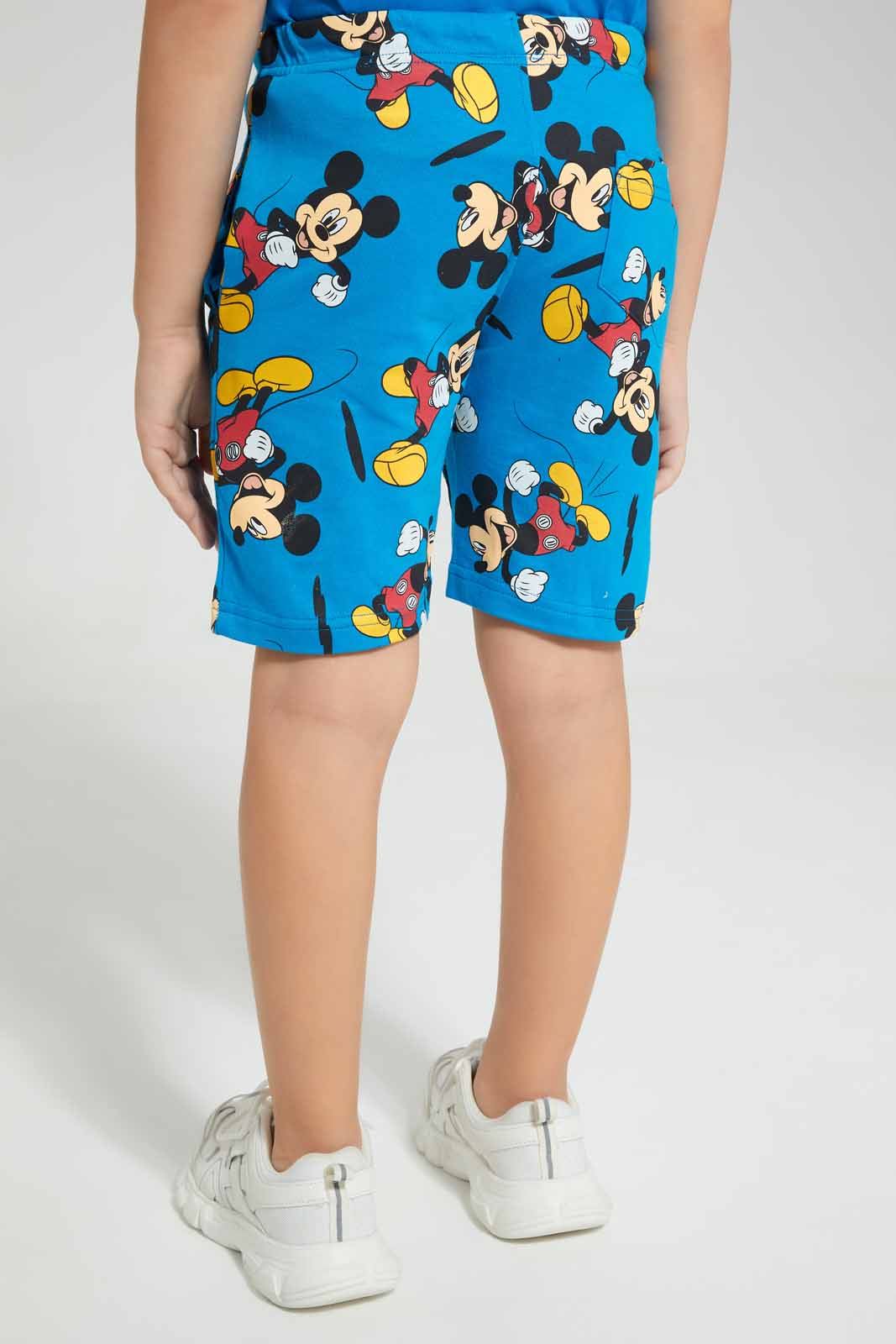 Redtag-Blue-Micky-AOP-Elasticated-Waist-Shorts-BOY-Shorts,-Category:Shorts,-CHR,-Colour:Blue,-Deals:New-In,-Filter:Boys-(2-to-8-Yrs),-New-In-BOY-APL,-Non-Sale,-Section:Boys-(0-to-14Yrs),-TBL,-W22O-Boys-2 to 8 Years