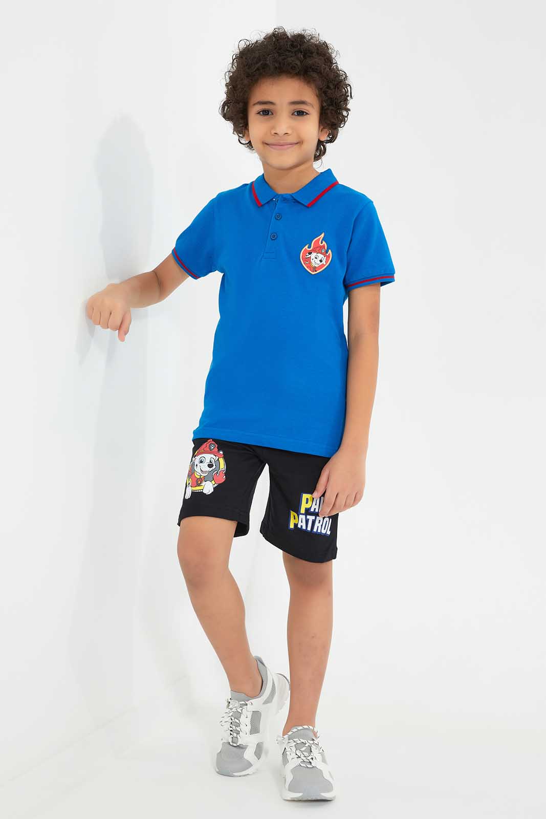 Redtag-Black-Paw-Patrol-Print-Elasticated-Waist-Shorts-BOY-Shorts,-Category:Shorts,-CHR,-Colour:Black,-Deals:New-In,-Filter:Boys-(2-to-8-Yrs),-New-In-BOY,-Non-Sale,-Section:Boys-(0-to-14Yrs),-TBL,-W22O-Boys-2 to 8 Years