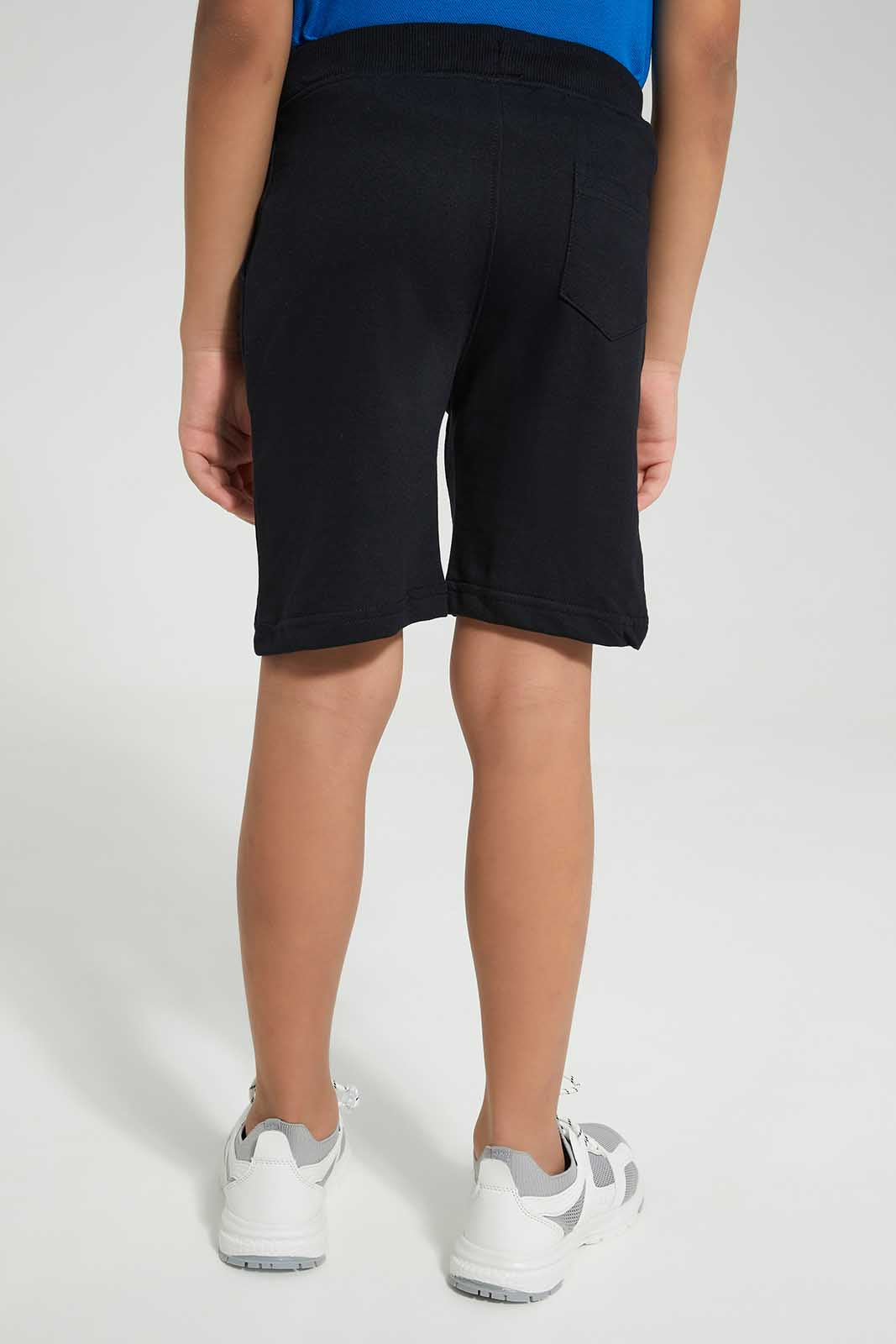 Redtag-Black-Paw-Patrol-Print-Elasticated-Waist-Shorts-BOY-Shorts,-Category:Shorts,-CHR,-Colour:Black,-Deals:New-In,-Filter:Boys-(2-to-8-Yrs),-New-In-BOY,-Non-Sale,-Section:Boys-(0-to-14Yrs),-TBL,-W22O-Boys-2 to 8 Years