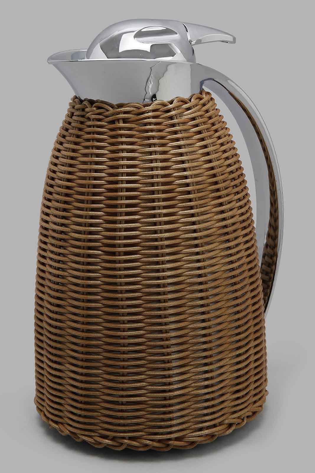 Redtag-Brown-Weaving-Vaccum-Flask-Category:Storage,-Colour:Brown,-Deals:New-In,-Filter:Home-Dining,-HMW-DIN-Storage,-New-In-HMW-DIN,-Non-Sale,-Section:Homewares,-W22O-Home-Dining-