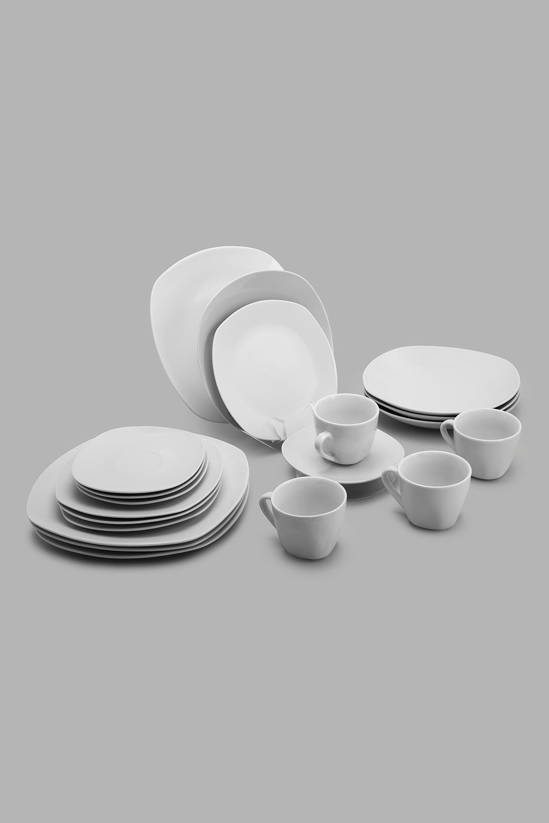Redtag-White-Square-Dinner-Set-(20-Piece)-365,-Category:Dinner-Sets,-Colour:White,-Deals:New-In,-Filter:Home-Dining,-HMW-DIN-Crockery,-New-In-HMW-DIN,-Non-Sale,-Section:Homewares-Home-Dining-