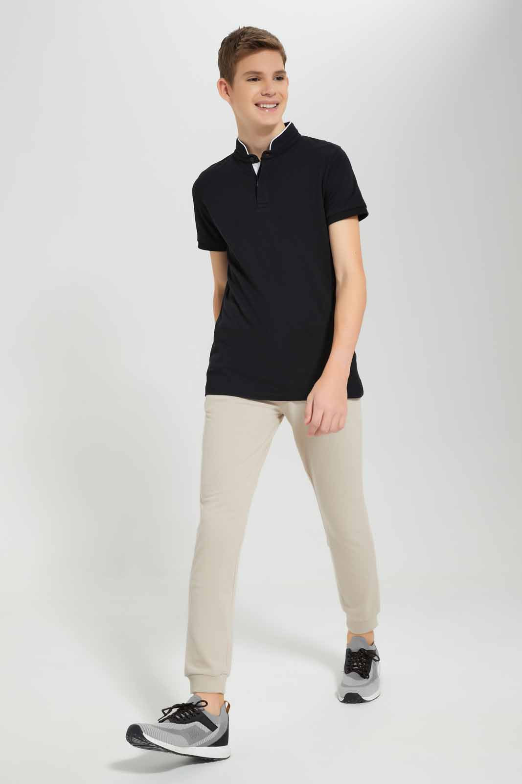 Redtag-Beige-Pique-Active-Pant-BSR-Joggers,-Category:Joggers,-Colour:Beige,-Deals:New-In,-Filter:Senior-Boys-(9-to-14-Yrs),-New-In-BSR-APL,-Non-Sale,-Section:Boys-(0-to-14Yrs),-VLM,-W22O-Senior-Boys-9 to 14 Years