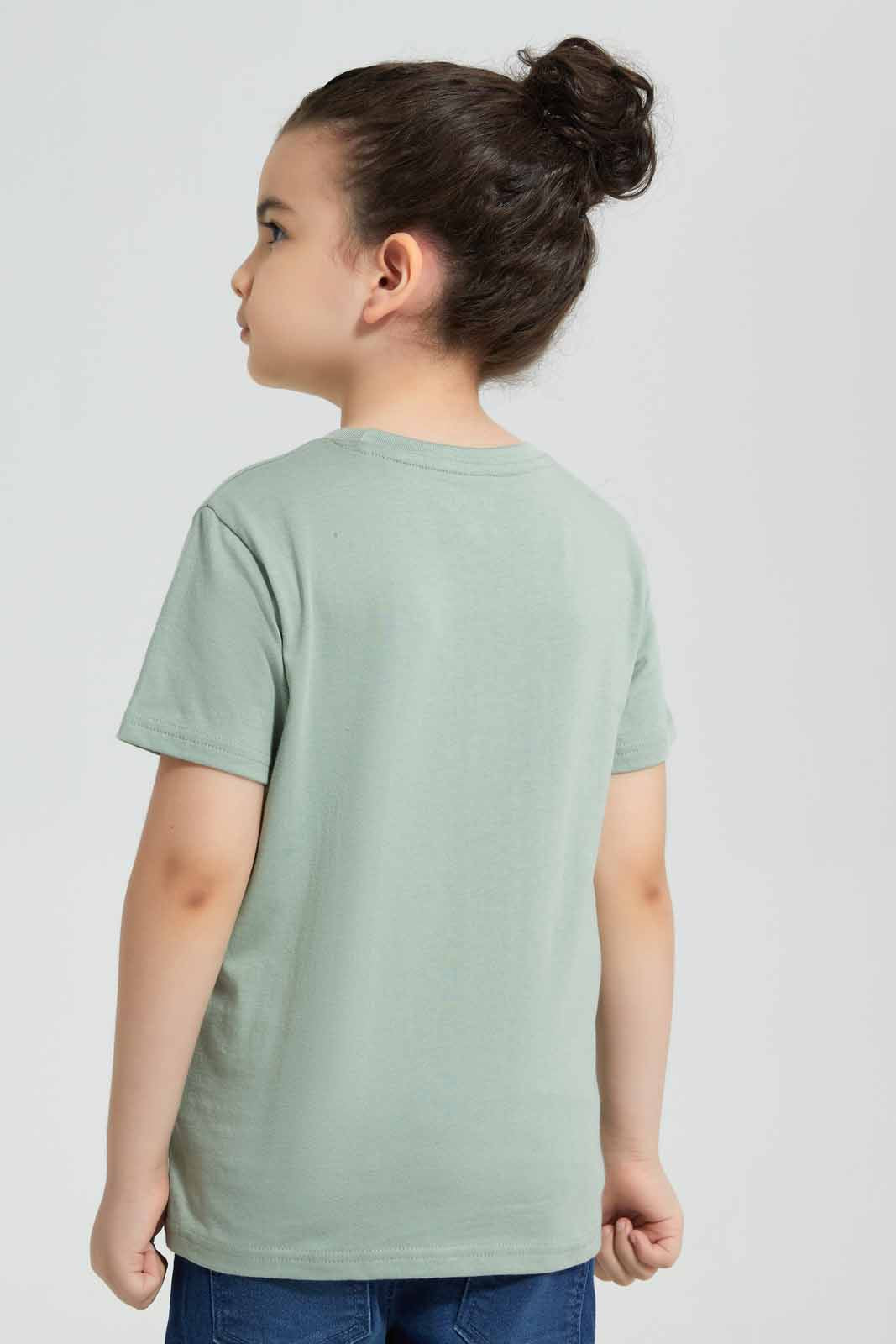 Redtag-Blue-Dino-Chest-Print-SS-T-Shirt-BOY-T-Shirts,-Category:T-Shirts,-Colour:Green,-Deals:New-In,-Filter:Boys-(2-to-8-Yrs),-New-In-BOY-APL,-Non-Sale,-Section:Boys-(0-to-14Yrs),-TBL,-W22O-Boys-2 to 8 Years