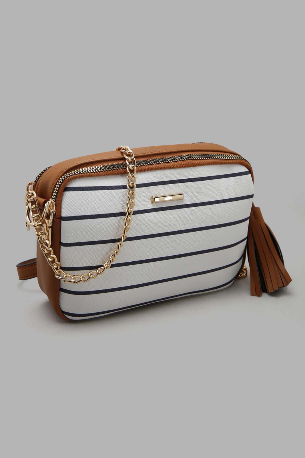 Redtag-Navy-And-White-Nautical-Stripe-Cross-Body-Bag-Category:Bags,-Colour:Assorted,-Filter:Women's-Accessories,-New-In,-New-In-Women-ACC,-Non-Sale,-Section:Women,-W22O,-Women-Bags-Women-