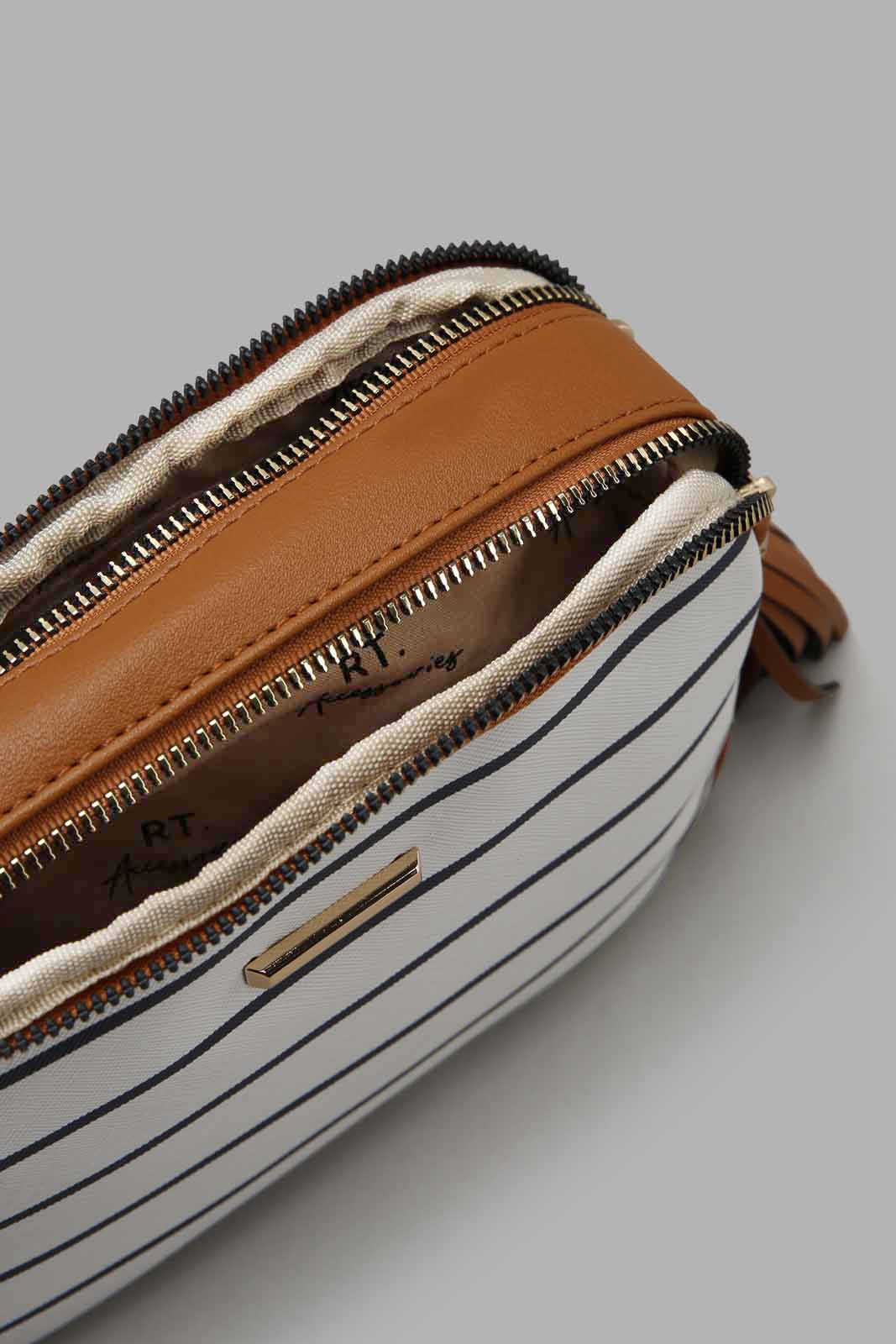 Redtag-Navy-And-White-Nautical-Stripe-Cross-Body-Bag-Category:Bags,-Colour:Assorted,-Filter:Women's-Accessories,-New-In,-New-In-Women-ACC,-Non-Sale,-Section:Women,-W22O,-Women-Bags-Women-