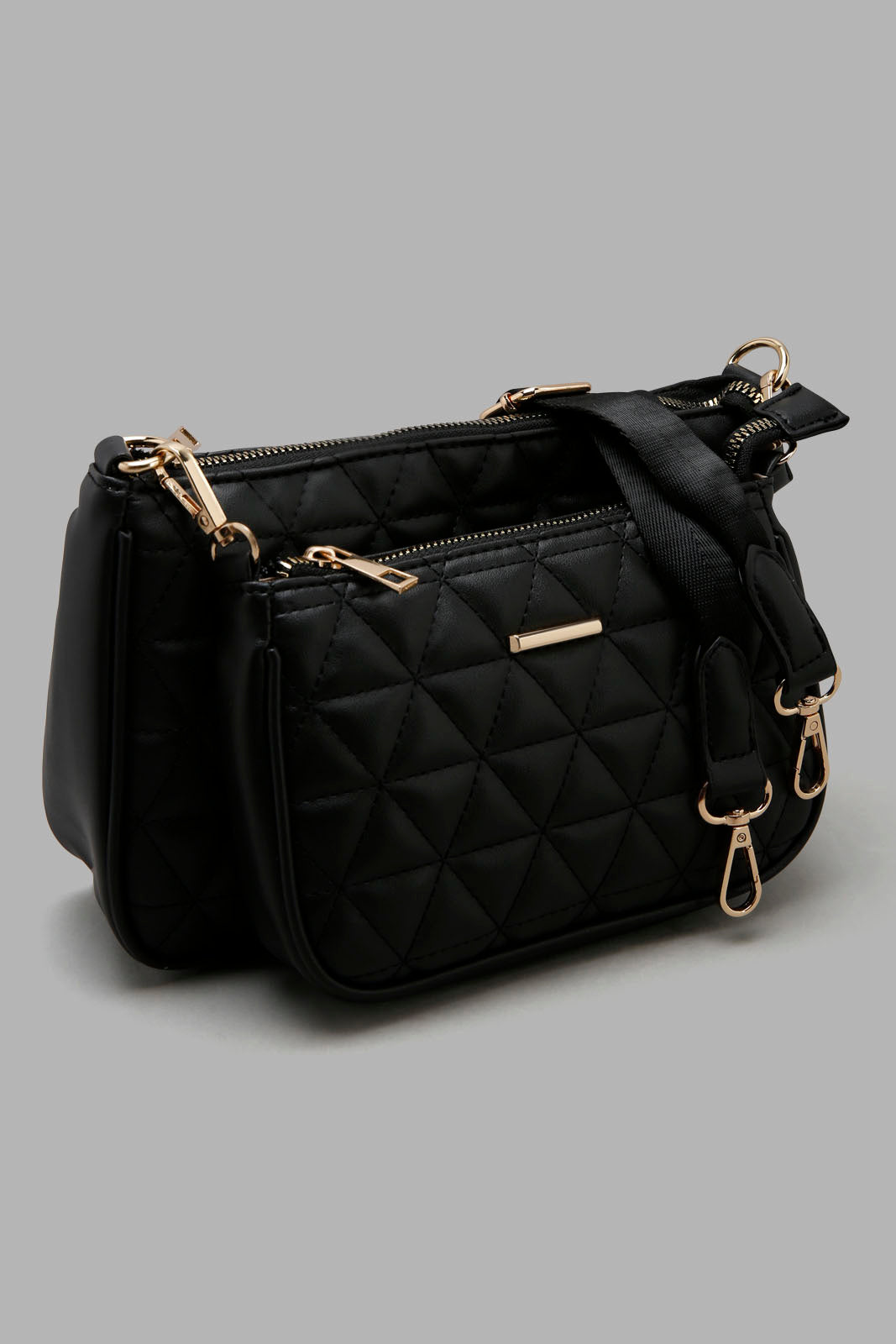 Redtag-Black-Cross-Body-Bag-Category:Bags,-Colour:Black,-Filter:Women's-Accessories,-New-In,-New-In-Women-ACC,-Non-Sale,-Section:Women,-W22O,-Women-Bags-Women-