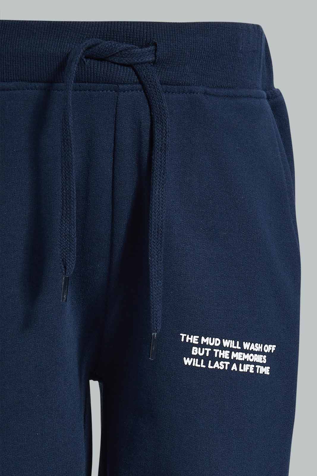 Redtag-Navy-Jogpant-With-Print-BOY-Joggers,-Category:Joggers,-Colour:Navy,-Deals:New-In,-Filter:Boys-(2-to-8-Yrs),-New-In-BOY-APL,-Non-Sale,-Section:Boys-(0-to-14Yrs),-TBL,-W22O-Boys-2 to 8 Years