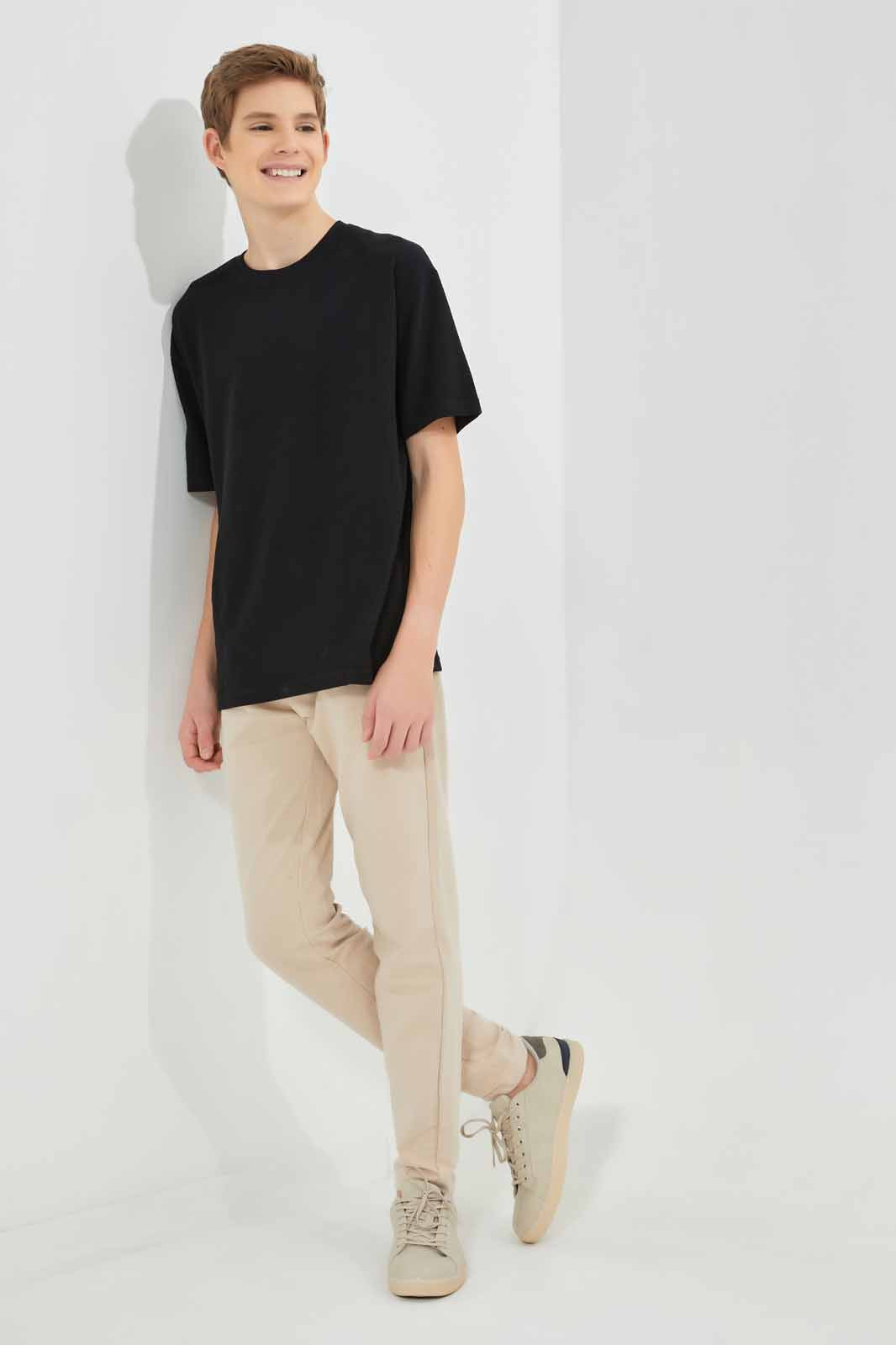 Redtag-Beige-Stretch-Active-Pants-BSR-Joggers,-Category:Joggers,-Colour:Beige,-Deals:New-In,-Filter:Senior-Boys-(8-to-14-Yrs),-New-In-BSR-APL,-Non-Sale,-Section:Boys-(0-to-14Yrs),-W22O-Senior-Boys-9 to 14 Years