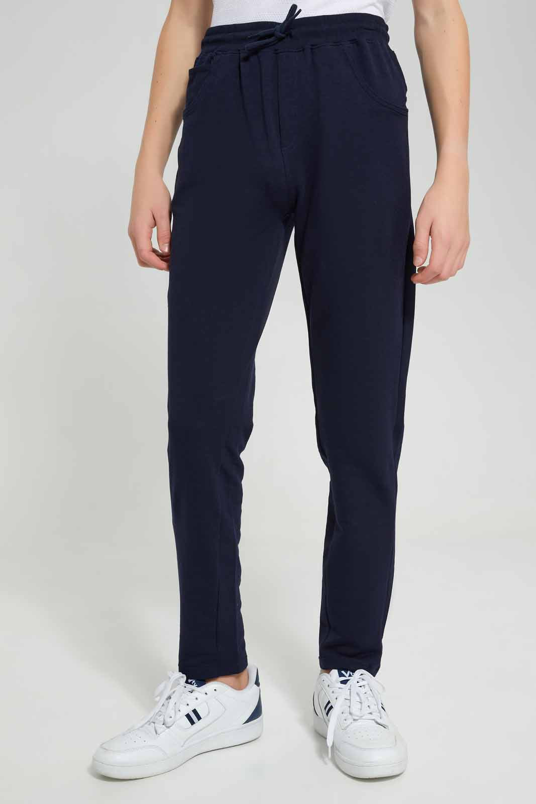 Redtag-Navy-Stretch-Active-Pants-BSR-Joggers,-Category:Joggers,-Colour:Navy,-Deals:New-In,-Filter:Senior-Boys-(8-to-14-Yrs),-New-In-BSR-APL,-Non-Sale,-Section:Boys-(0-to-14Yrs),-W22O-Senior-Boys-9 to 14 Years