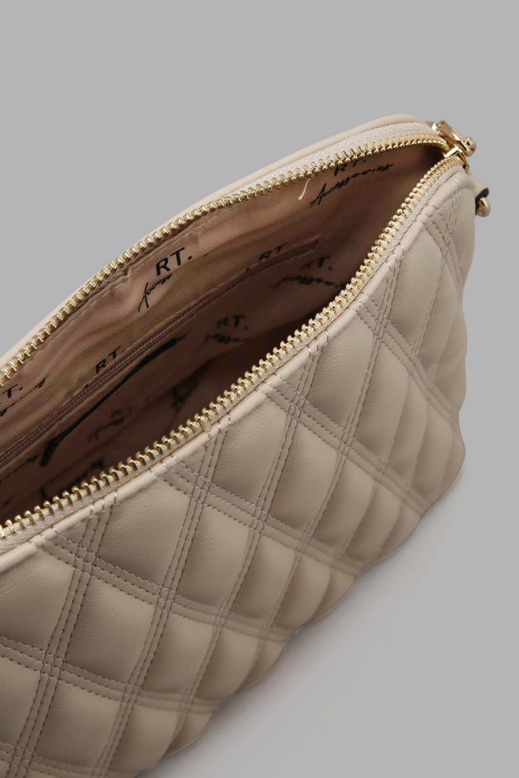 Redtag-Beige-Quilted-Cross-Body-Bag-Category:Bags,-Colour:Beige,-Filter:Women's-Accessories,-New-In,-New-In-Women-ACC,-Non-Sale,-Section:Women,-W22O,-Women-Bags-Women-