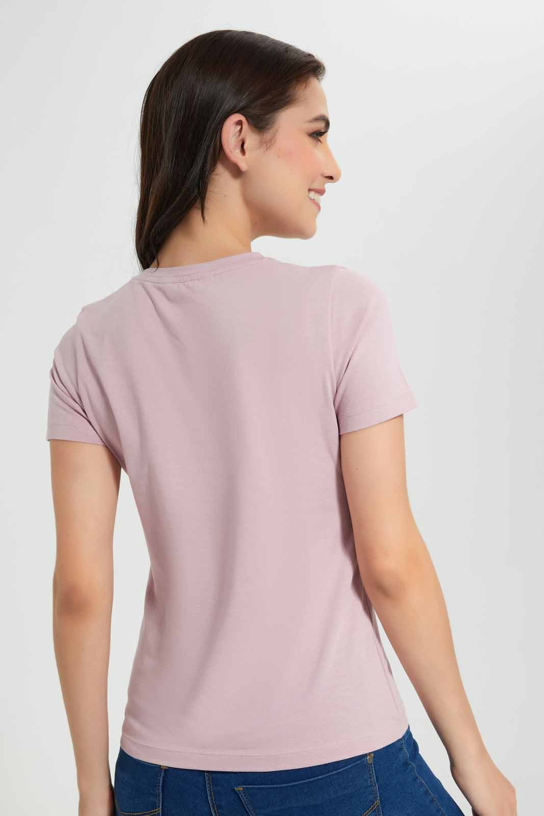 Redtag-Green-Short-Sleeve-Crew-Neck-T-Shirt-Category:T-Shirts,-Colour:Green,-Deals:New-In,-Filter:Women's-Clothing,-New-In-Women,-Non-Sale,-Section:Women,-TBL,-W22O,-Women-T-Shirts-Women's-