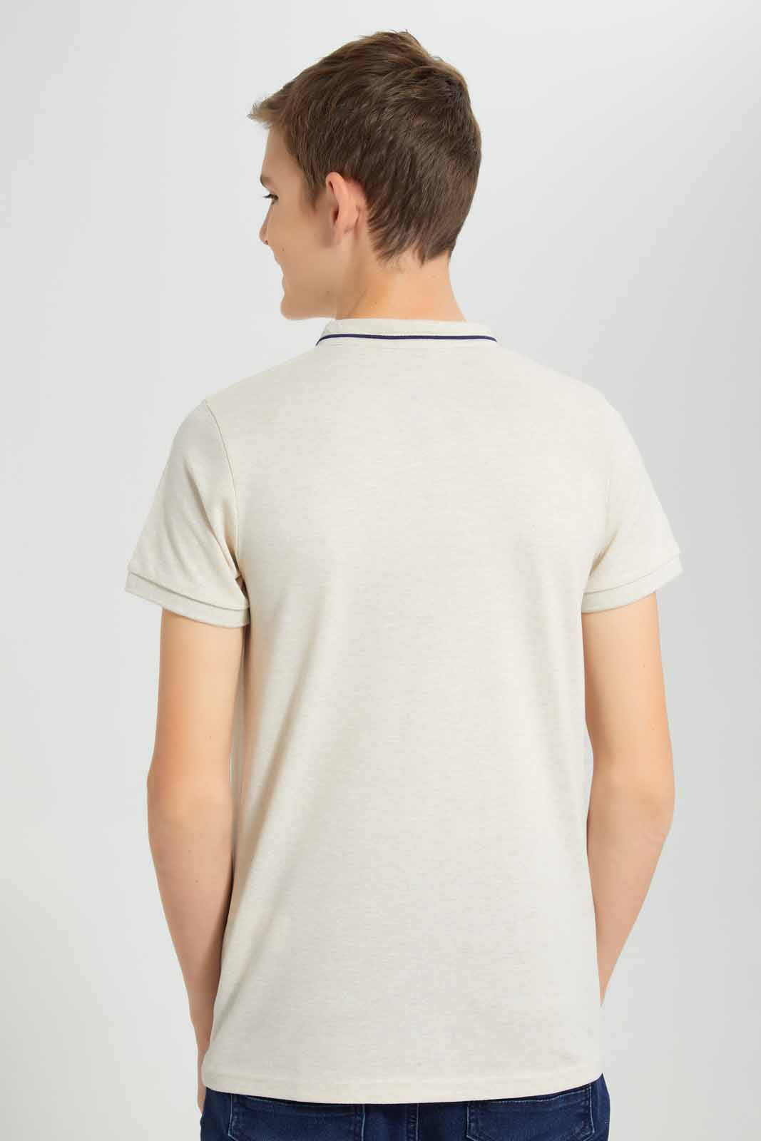 Redtag-Beige-Table-Polo-BSR-Polo-T-Shirts,-Category:Polo-T-Shirts,-Colour:Beige,-Deals:New-In,-Filter:Senior-Boys-(9-to-14-Yrs),-New-In-BSR-APL,-Non-Sale,-Section:Boys-(0-to-14Yrs),-TBL,-W22O-Senior-Boys-9 to 14 Years