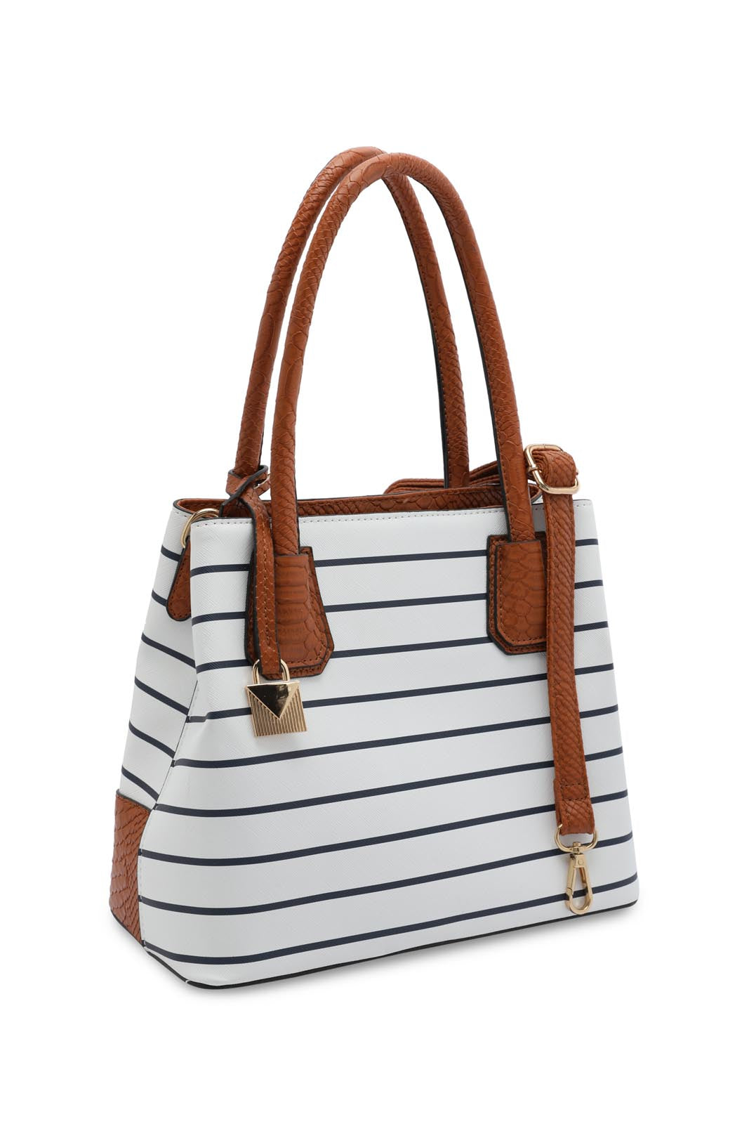 Redtag-Navy-And-White-Nautical-Stripe-Day-Bag-Category:Bags,-Colour:Assorted,-Deals:New-In,-Dept:Ladieswear,-Filter:Women's-Accessories,-New-In-Women-ACC,-Non-Sale,-Section:Women,-W22O,-Women-Bags-Women-