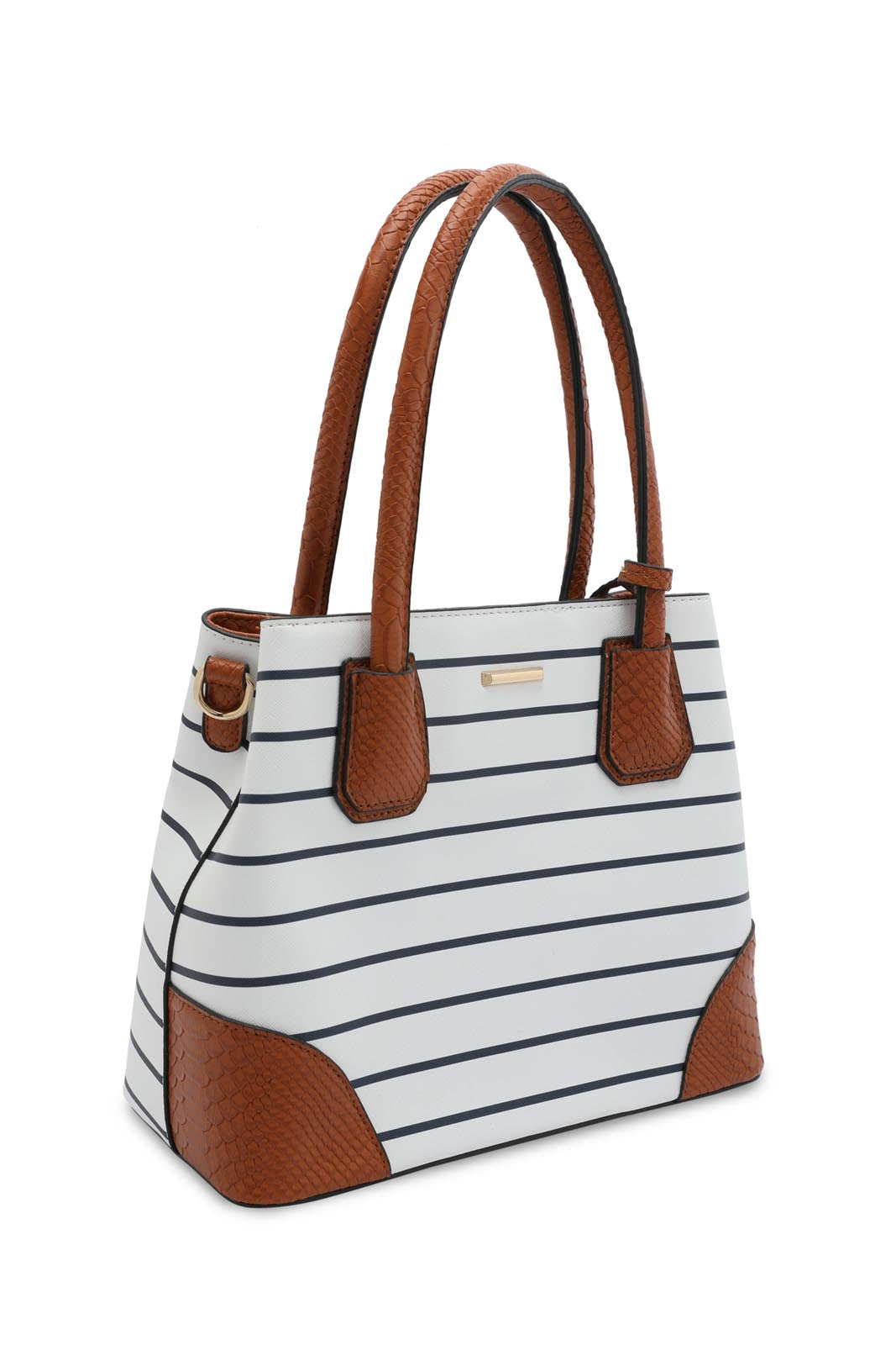 Redtag-Navy-And-White-Nautical-Stripe-Day-Bag-Category:Bags,-Colour:Assorted,-Deals:New-In,-Dept:Ladieswear,-Filter:Women's-Accessories,-New-In-Women-ACC,-Non-Sale,-Section:Women,-W22O,-Women-Bags-Women-