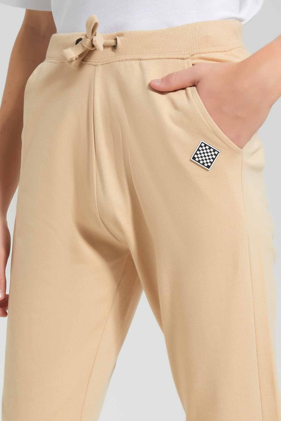 Redtag-Beige-Table-Active-Pant-BSR-Joggers,-Category:Joggers,-Colour:Beige,-Deals:New-In,-Filter:Senior-Boys-(9-to-14-Yrs),-New-In-BSR-APL,-Non-Sale,-Section:Boys-(0-to-14Yrs),-TBL,-W22O-Senior-Boys-9 to 14 Years