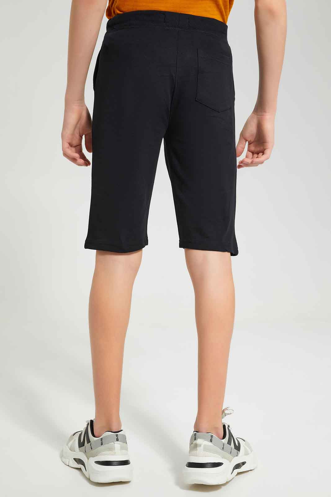 Redtag-Black-Table-Active-Shorts-BSR-Shorts,-Category:Shorts,-Colour:Black,-Deals:New-In,-Filter:Senior-Boys-(8-to-14-Yrs),-New-In-BSR-APL,-Non-Sale,-Section:Boys-(0-to-14Yrs),-TBL,-W22O-Senior-Boys-9 to 14 Years