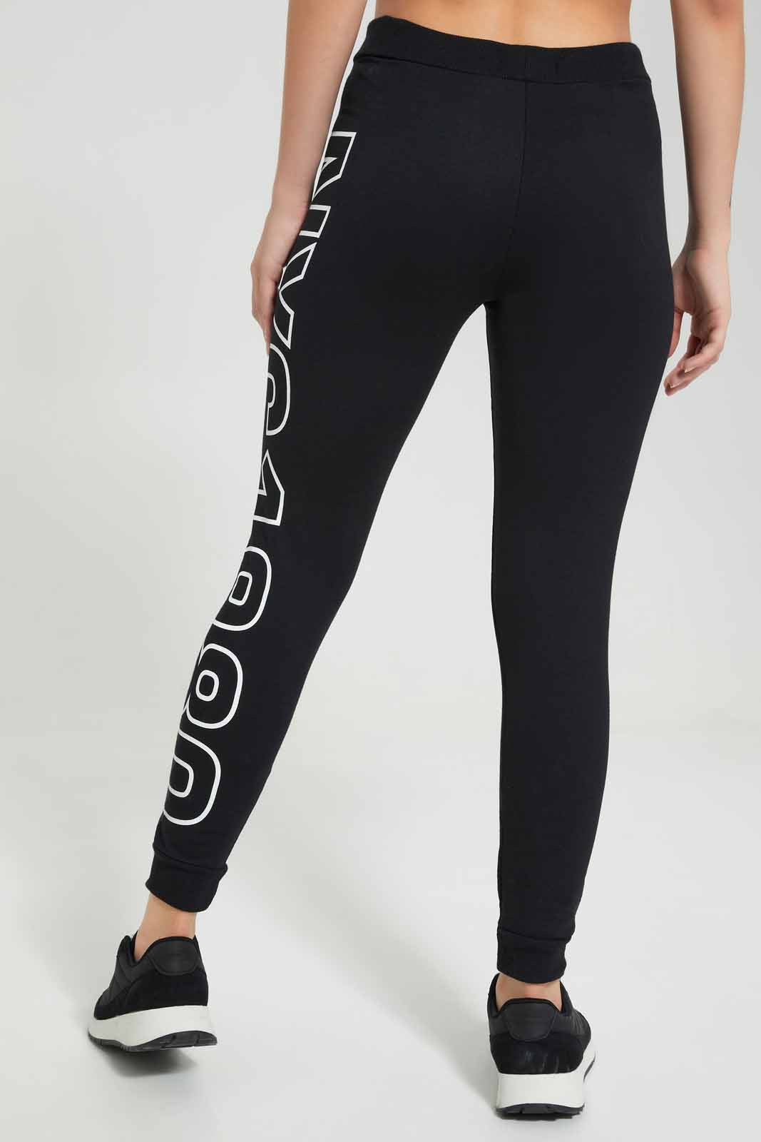 Redtag-Black-Basic-Jogger-With-Side-Applique-Category:Joggers,-Colour:Black,-Deals:New-In,-Filter:Women's-Clothing,-New-In-Women-APL,-Non-Sale,-Section:Women,-TBL,-W22O,-Women-Joggers-Women's-