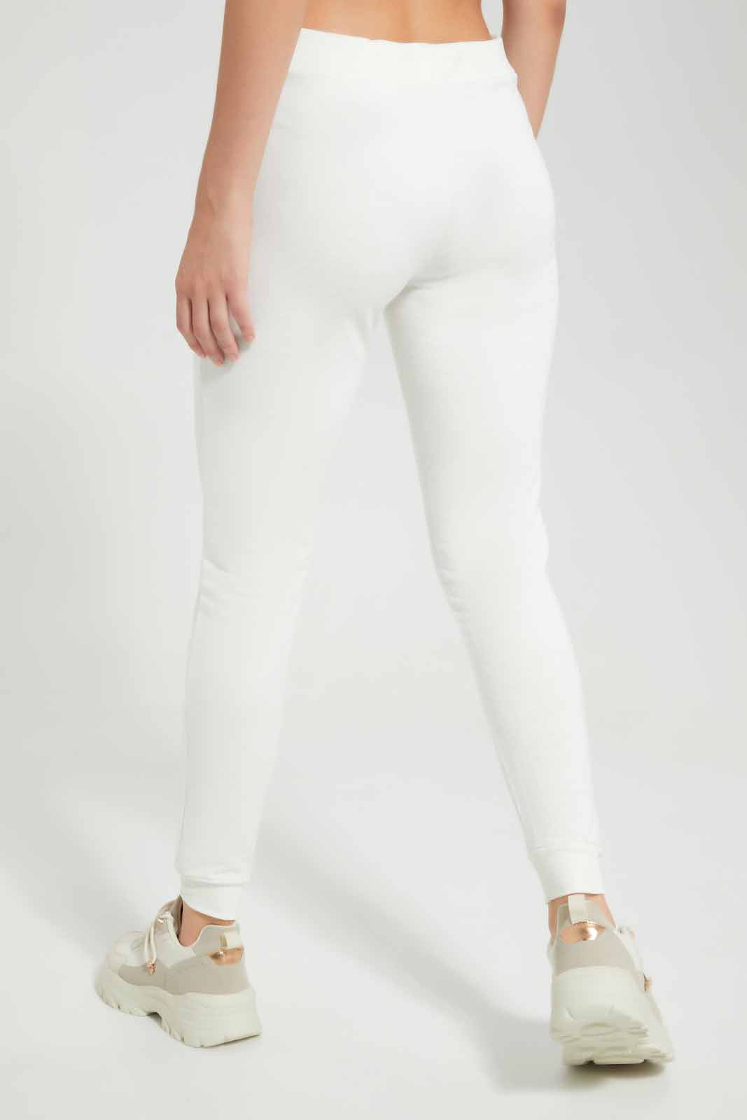 Redtag-Ivory-Basic-Jogger-With-Side-Applique-Category:Joggers,-Colour:Ivory,-Deals:New-In,-Filter:Women's-Clothing,-New-In-Women-APL,-Non-Sale,-Section:Women,-TBL,-W22O,-Women-Joggers-Women's-
