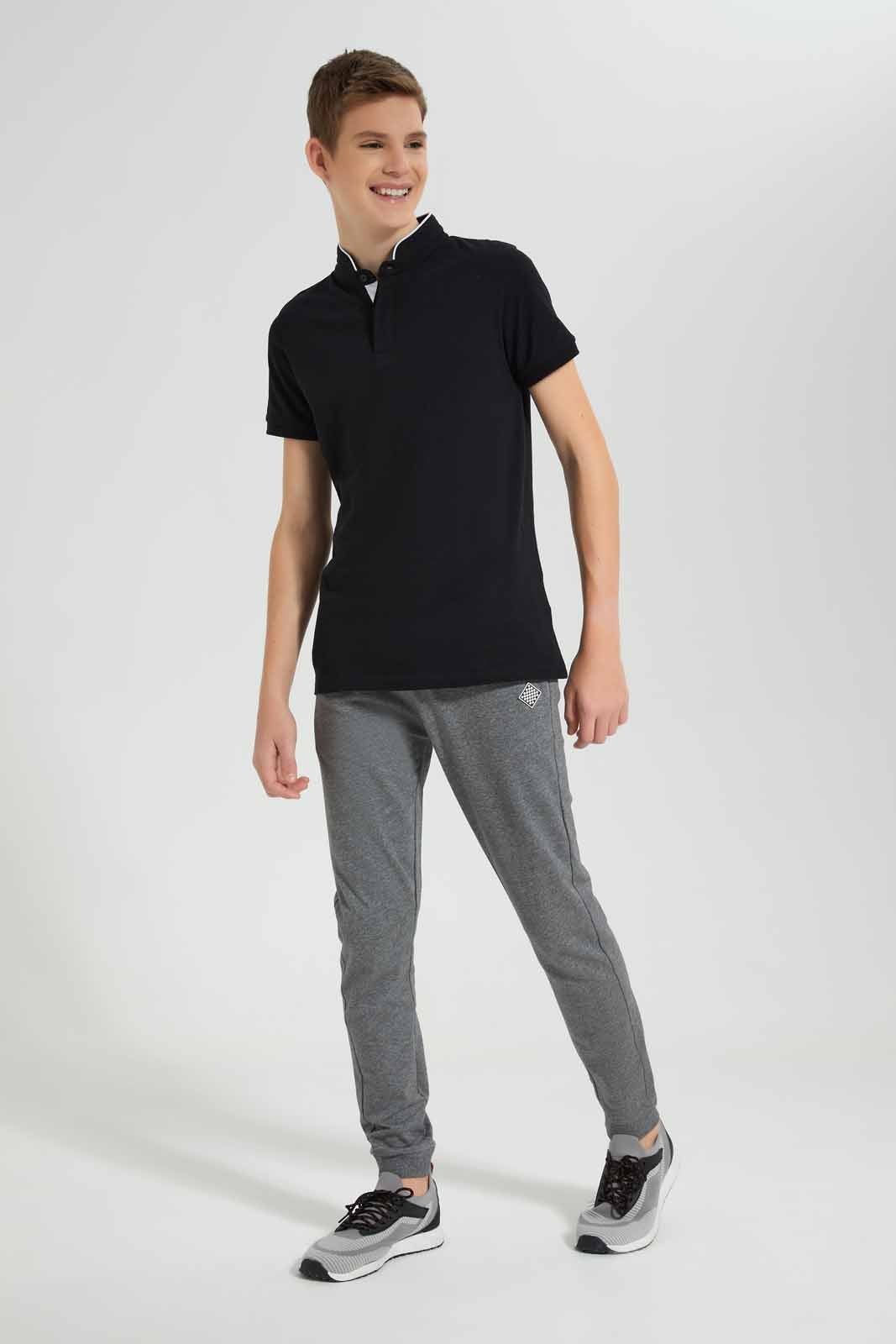 Redtag-Charcoal-Table-Active-Pant-BSR-Joggers,-Category:Joggers,-Colour:Charcoal,-Deals:New-In,-Filter:Senior-Boys-(9-to-14-Yrs),-New-In-BSR-APL,-Non-Sale,-Section:Boys-(0-to-14Yrs),-TBL,-W22O-Senior-Boys-9 to 14 Years