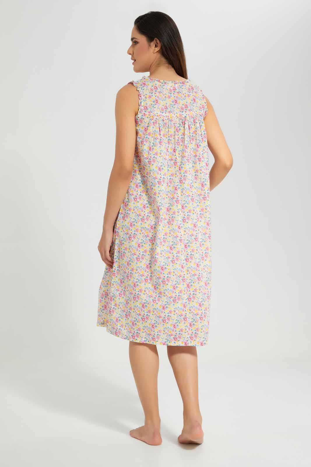 Redtag-Assorted-Printed-Sleeveless-Nightgown-Category:Nightgowns,-Colour:Assorted,-Deals:New-In,-Filter:Women's-Clothing,-New-In-Women-APL,-Non-Sale,-Section:Women,-W22O,-Women-Nightgowns--