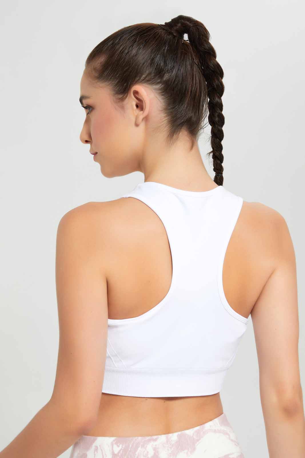 Redtag-White-Sports-Bra-Category:T-Shirts,-Colour:White,-Deals:New-In,-Filter:Women's-Clothing,-New-In-Women-APL,-Non-Sale,-SBA,-Section:Women,-W22O,-Women-T-Shirts-Women's-