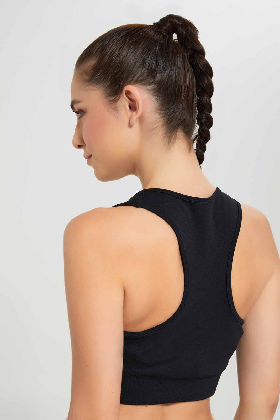 Redtag-Black-Sports-Bra-Category:T-Shirts,-Colour:Black,-Deals:New-In,-Filter:Women's-Clothing,-New-In-Women-APL,-Non-Sale,-SBA,-Section:Women,-W22O,-Women-T-Shirts-Women's-