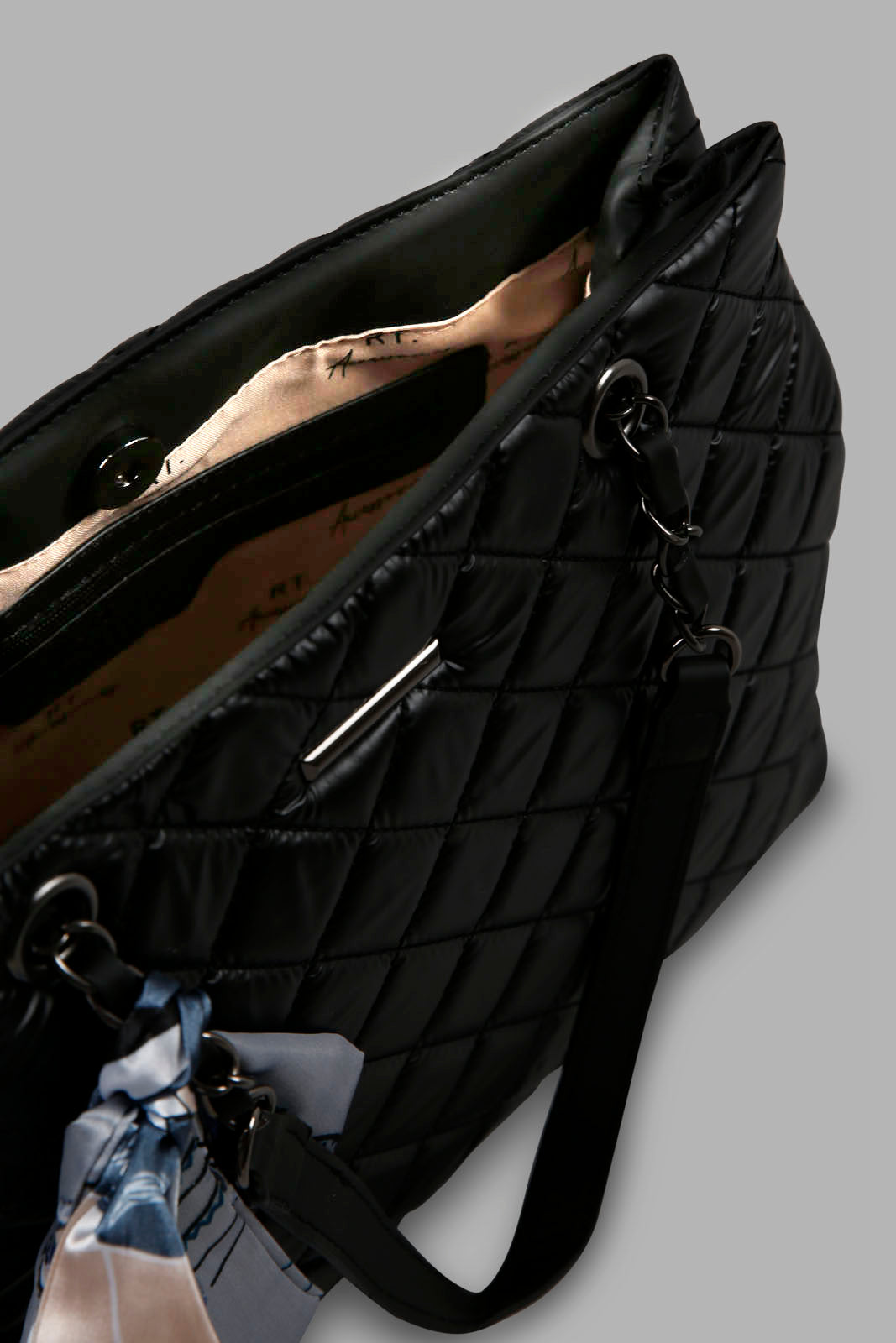 Redtag-Black-Tote-Bag-Category:Bags,-Colour:Black,-Filter:Women's-Accessories,-New-In,-New-In-Women-ACC,-Non-Sale,-Section:Women,-W22A,-Women-Bags-Women-