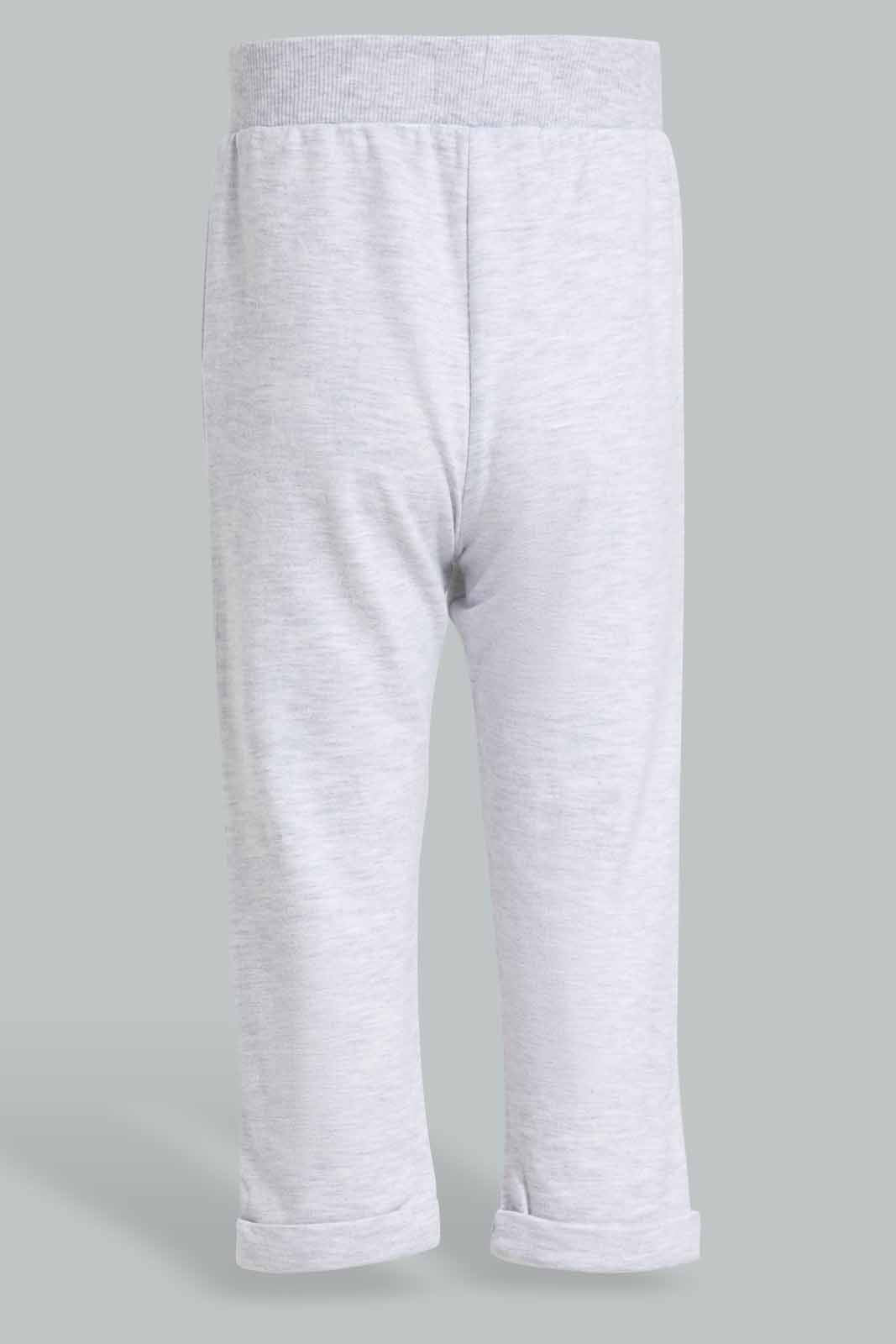 Redtag-Grey-Placement-Print-Track-Pant-Category:Joggers,-Colour:Grey,-Deals:New-In,-Filter:Infant-Girls-(3-to-24-Mths),-ING-Joggers,-New-In-ING-APL,-Non-Sale,-Section:Girls-(0-to-14Yrs),-TBL,-W22O-Infant-Girls-3 to 24 Months