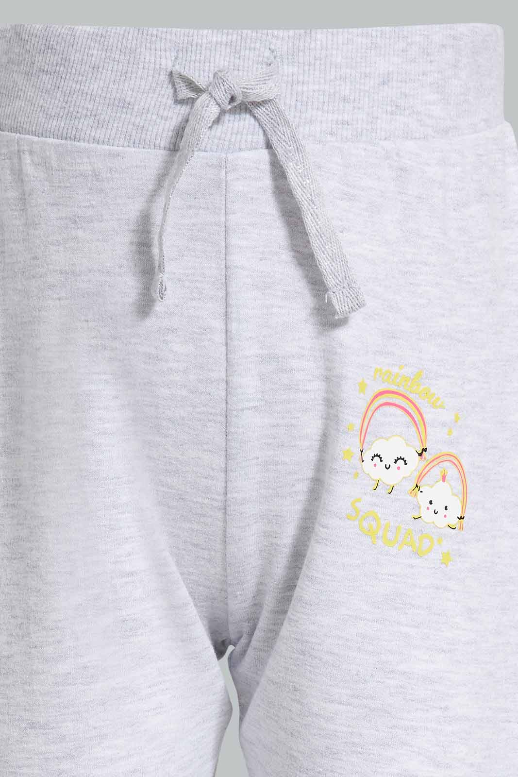 Redtag-Grey-Placement-Print-Track-Pant-Category:Joggers,-Colour:Grey,-Deals:New-In,-Filter:Infant-Girls-(3-to-24-Mths),-ING-Joggers,-New-In-ING-APL,-Non-Sale,-Section:Girls-(0-to-14Yrs),-TBL,-W22O-Infant-Girls-3 to 24 Months