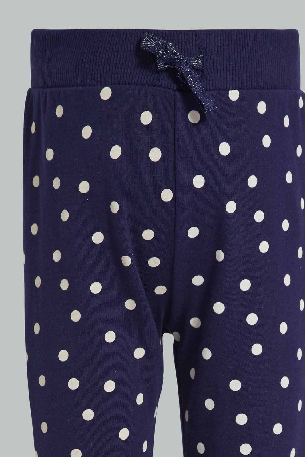 Redtag-Navy-Allover-Print-Track-Pant-Category:Joggers,-Colour:Navy,-Deals:New-In,-Filter:Infant-Girls-(3-to-24-Mths),-ING-Joggers,-New-In-ING-APL,-Non-Sale,-Section:Girls-(0-to-14Yrs),-TBL,-W22O-Infant-Girls-3 to 24 Months