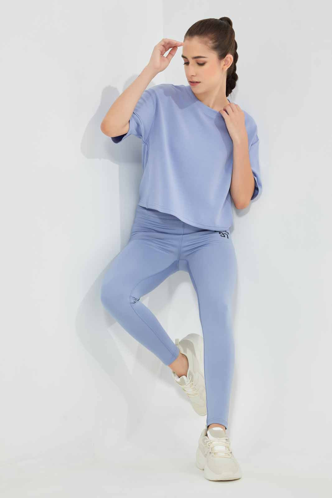 Redtag-Blue-Placement-Print-Active-Pant-Category:Joggers,-Colour:Blue,-Deals:New-In,-Filter:Women's-Clothing,-New-In-Women-APL,-Non-Sale,-Section:Women,-W22O,-Women-Joggers-Women's-