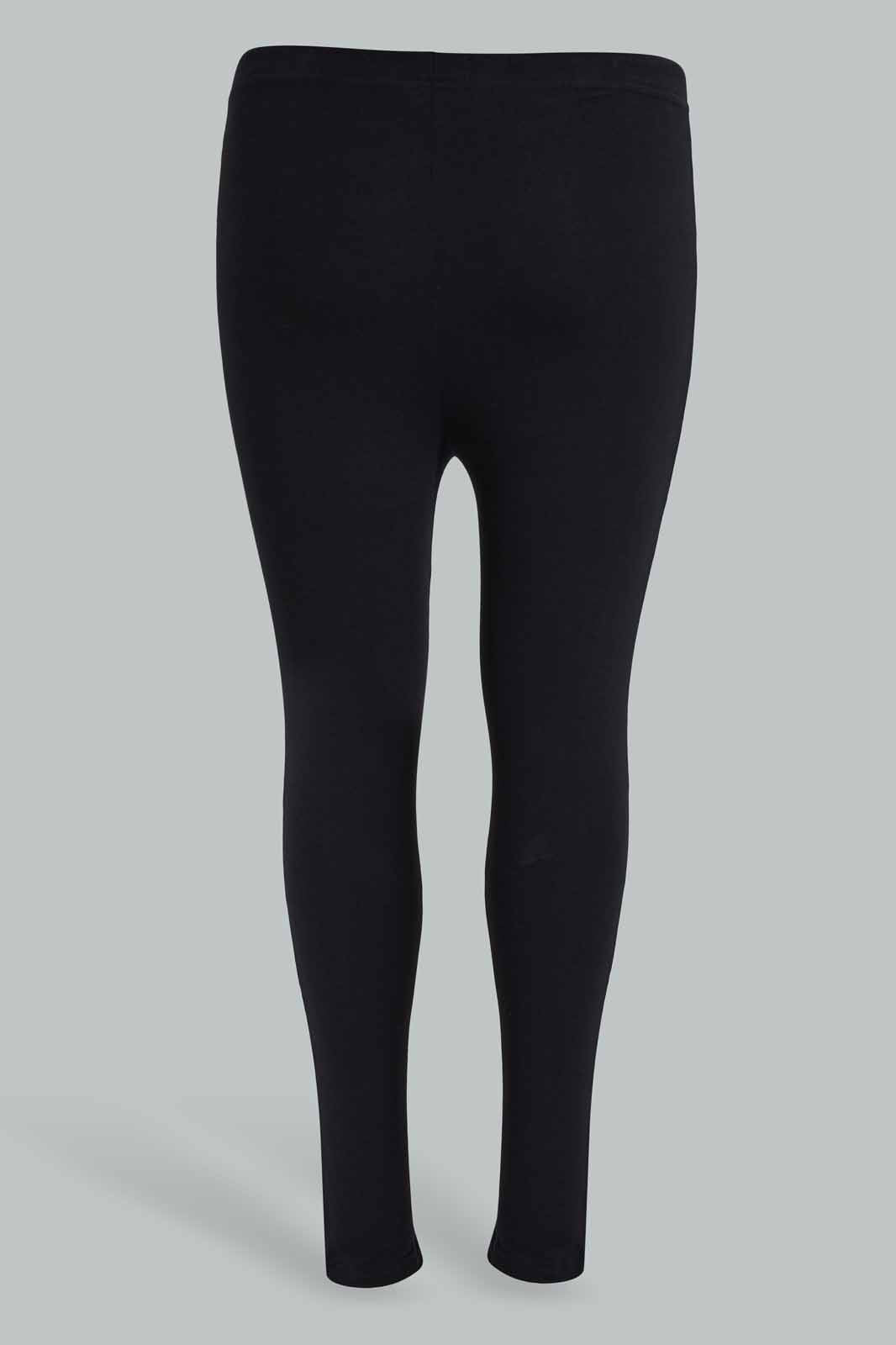 Redtag-Black-Basic-Legging-Category:Joggers,-Colour:Black,-Deals:New-In,-Filter:Plus-Size,-LDP-Joggers,-New-In-LDP-APL,-Non-Sale,-Section:Women,-TBL,-W22O-Women's-