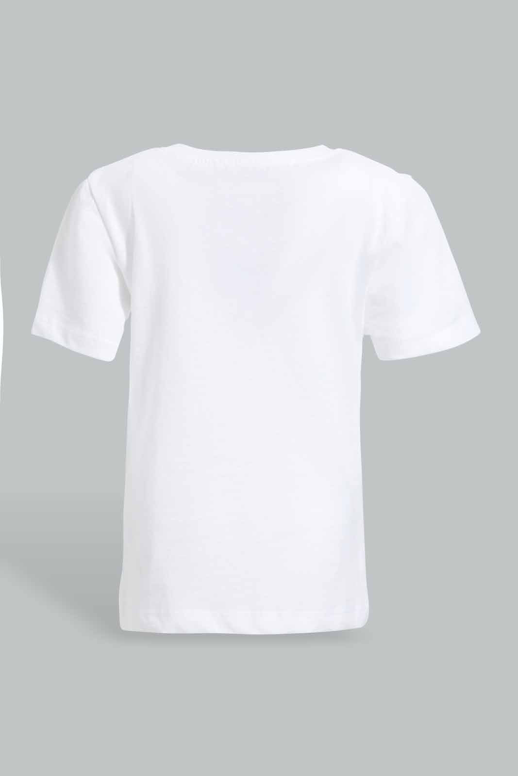 Redtag-White-Stripe-Short-Sleeve-Tshirt-Category:T-Shirts,-Colour:White,-Deals:New-In,-Filter:Infant-Boys-(3-to-24-Mths),-INB-T-Shirts,-New-In-INB-APL,-Non-Sale,-Section:Boys-(0-to-14Yrs),-TBL,-W22O-Infant-Boys-
