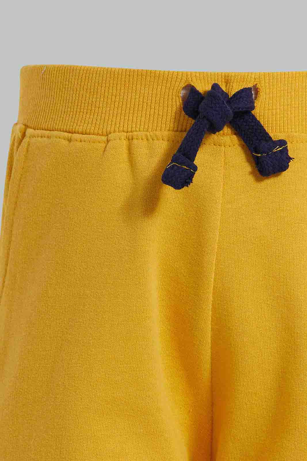 Redtag-Mustard-Active-Short-Category:Shorts,-Colour:Mustard,-Deals:New-In,-Filter:Infant-Boys-(3-to-24-Mths),-INB-Shorts,-New-In-INB-APL,-Non-Sale,-Section:Boys-(0-to-14Yrs),-TBL,-W22O-Infant-Boys-3 to 24 Months